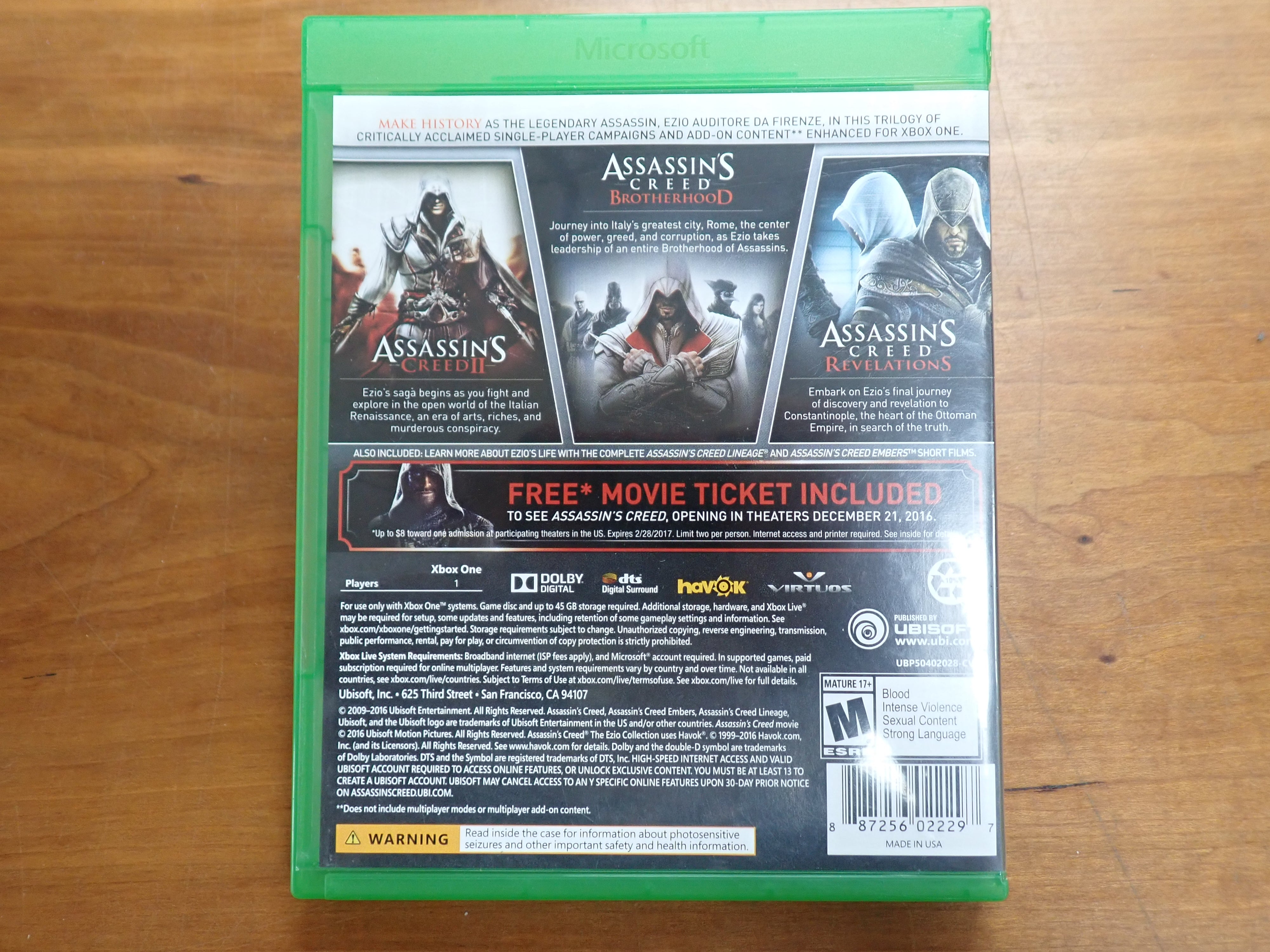 Assassin's Creed Ezio Collection - Xbox One