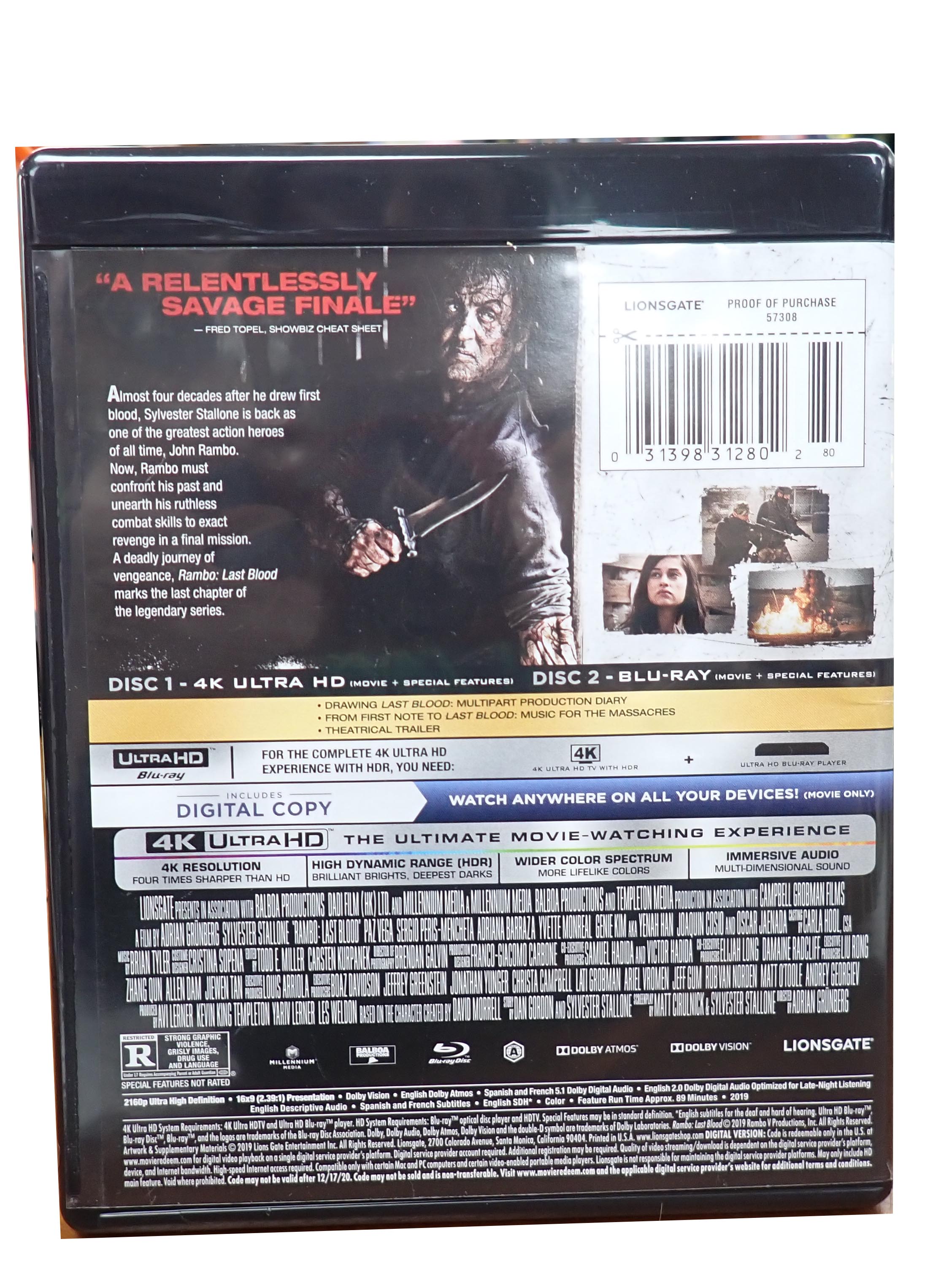 Rambo: Last Blood - [Blu-Ray]