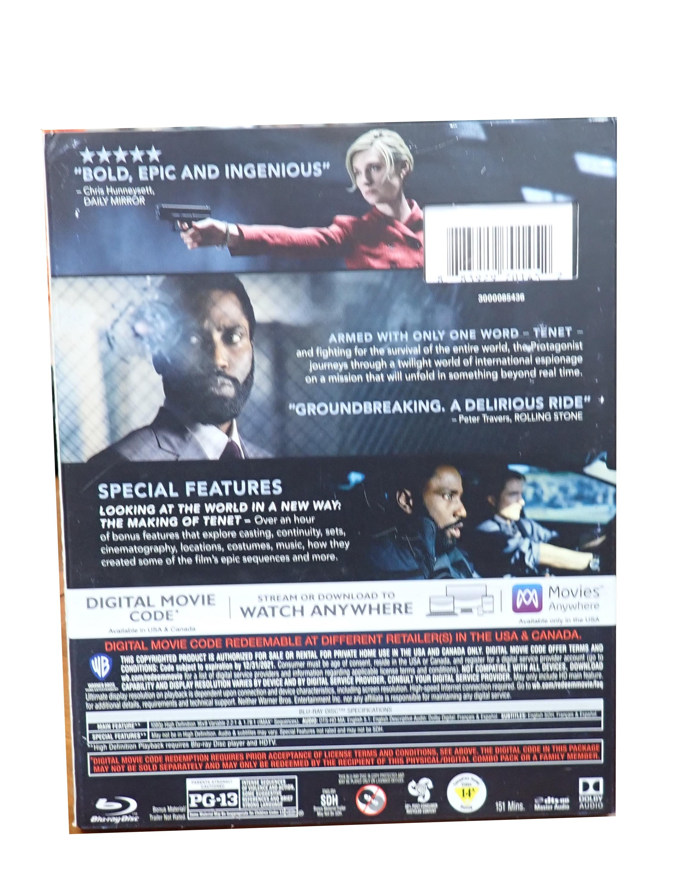 Tenet - [Blu-Ray]