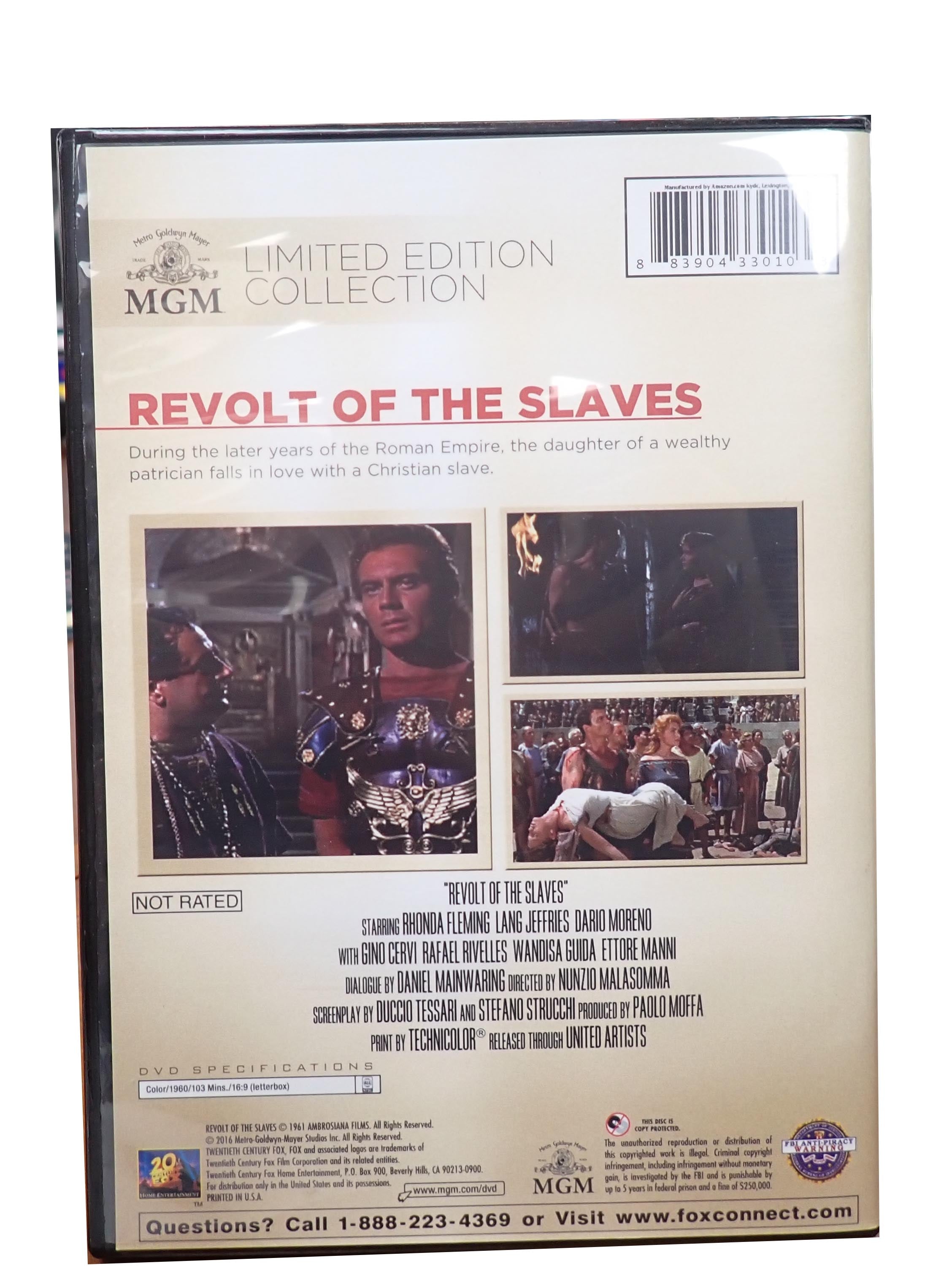 Revolt of the Slaves - [DVD]