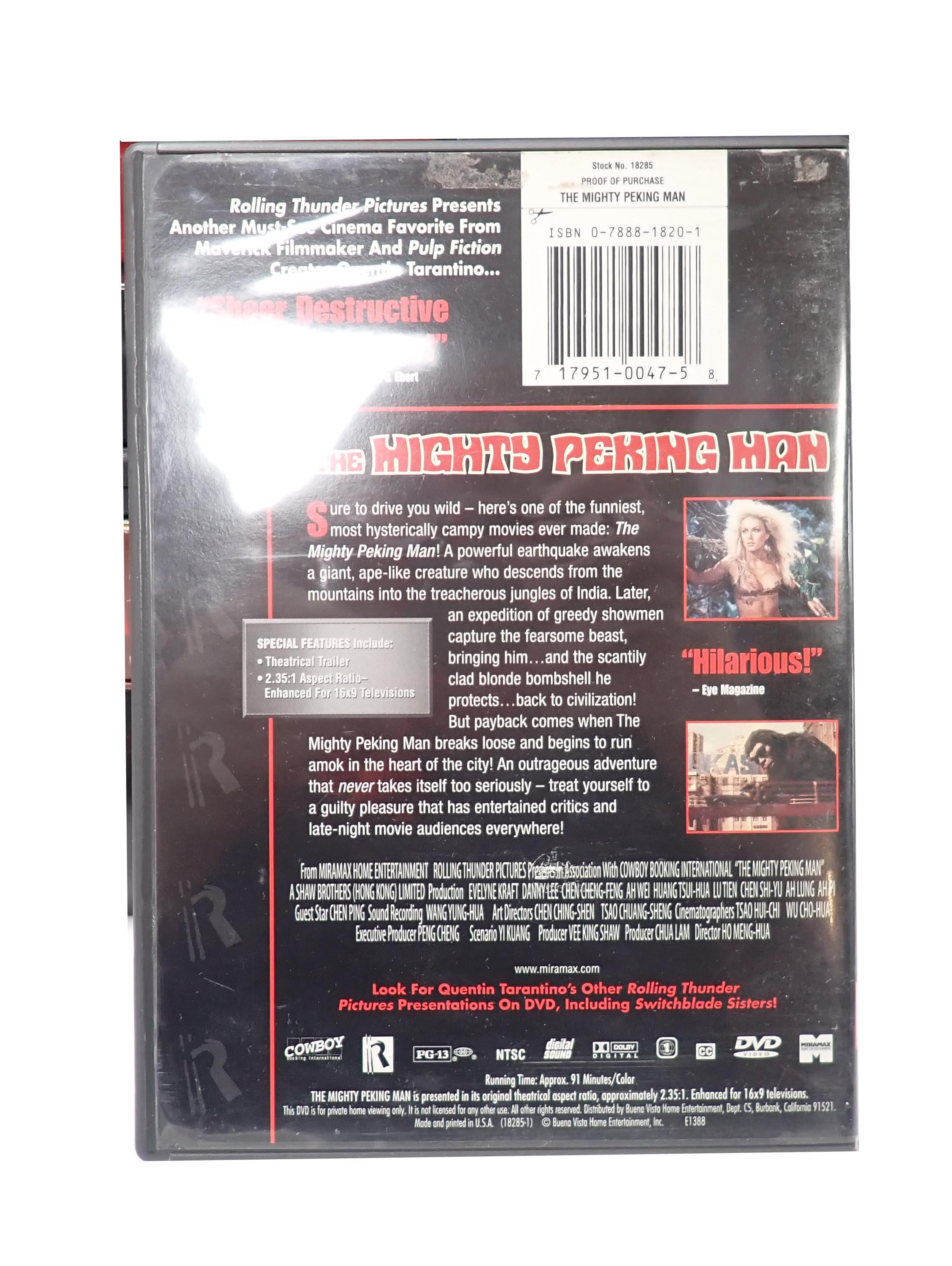 The Mighty Peking Man - [DVD]