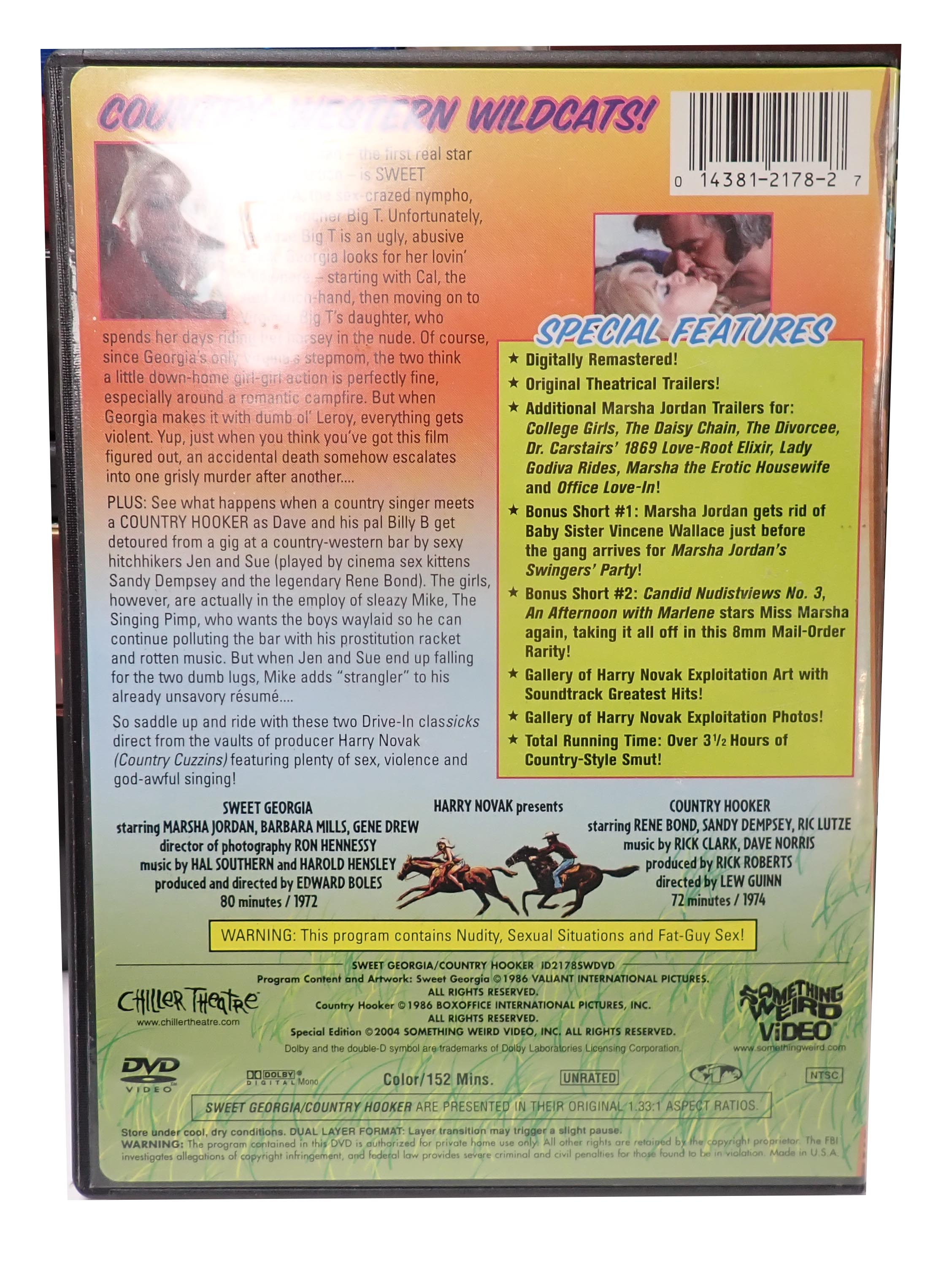 Sweet Georgia / Country Hooker - Something Weird Video - [DVD]