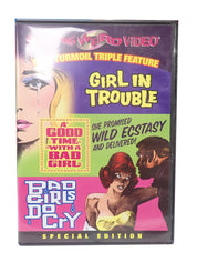 Girl In Trouble / A Good Time With A Bad Girl / Bad Girls Do Cry - Something Weird Video - [DVD]