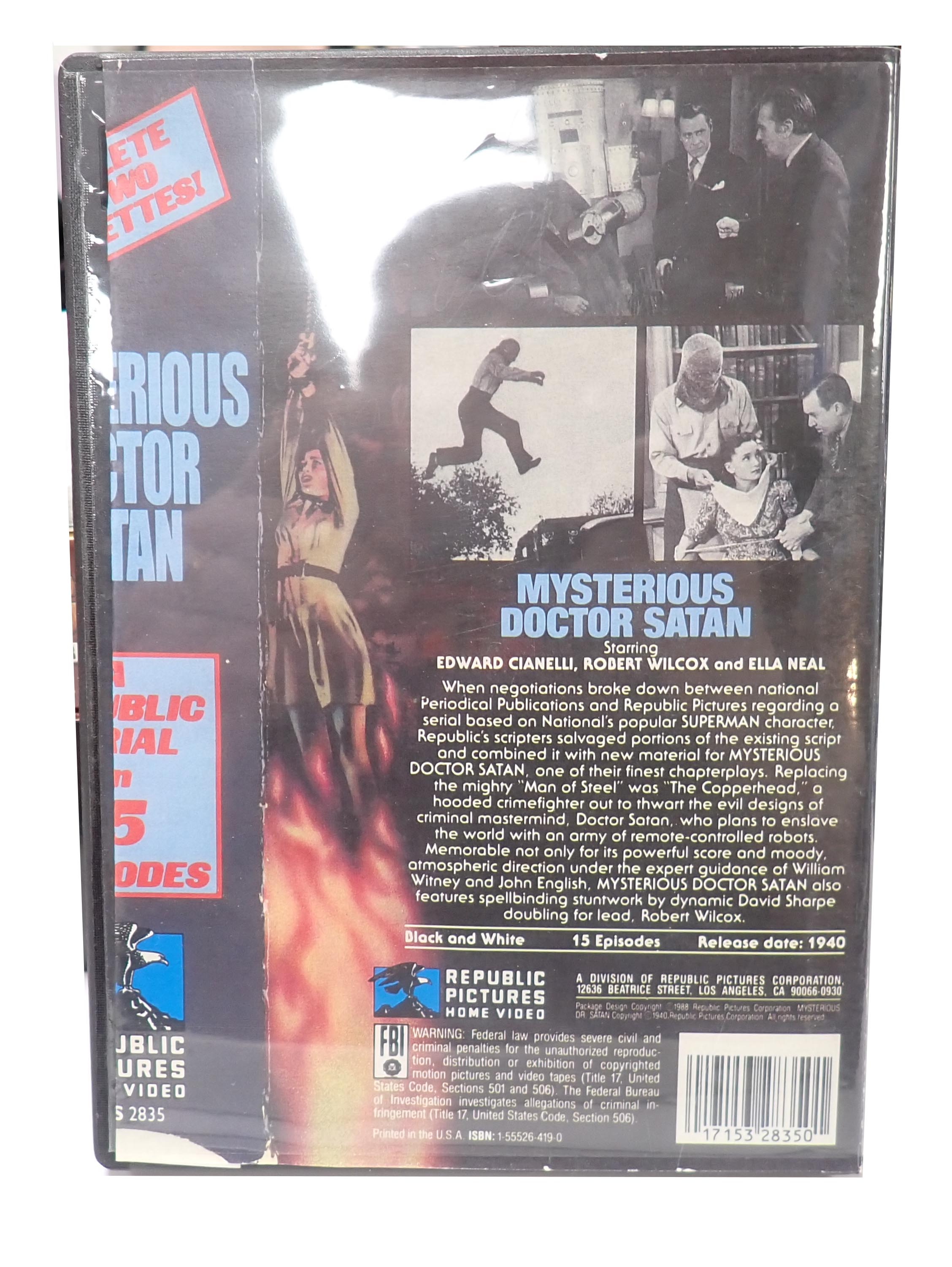 Mysterious Doctor Satan - [DVD]