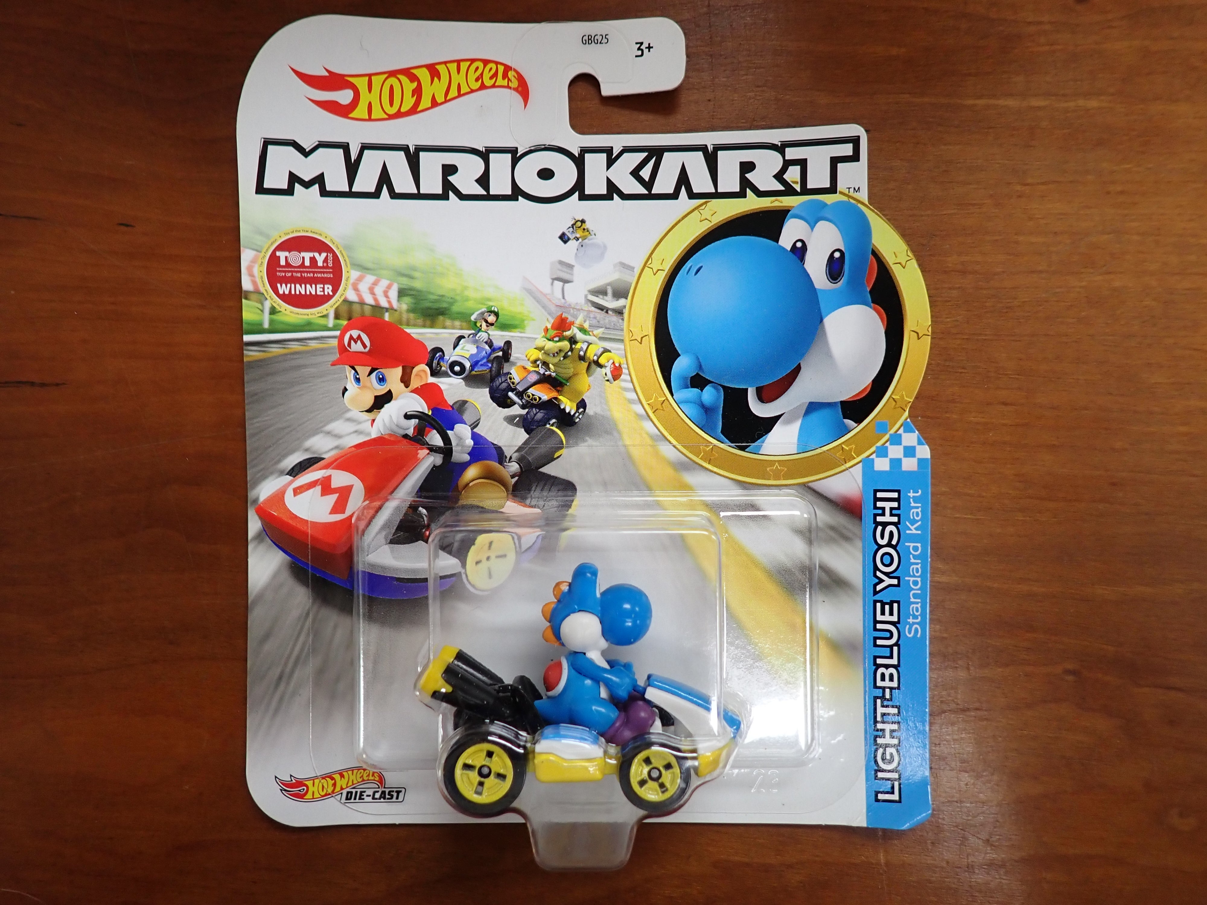 Hot Wheels: Mario Kart - Light-Blue Yoshi