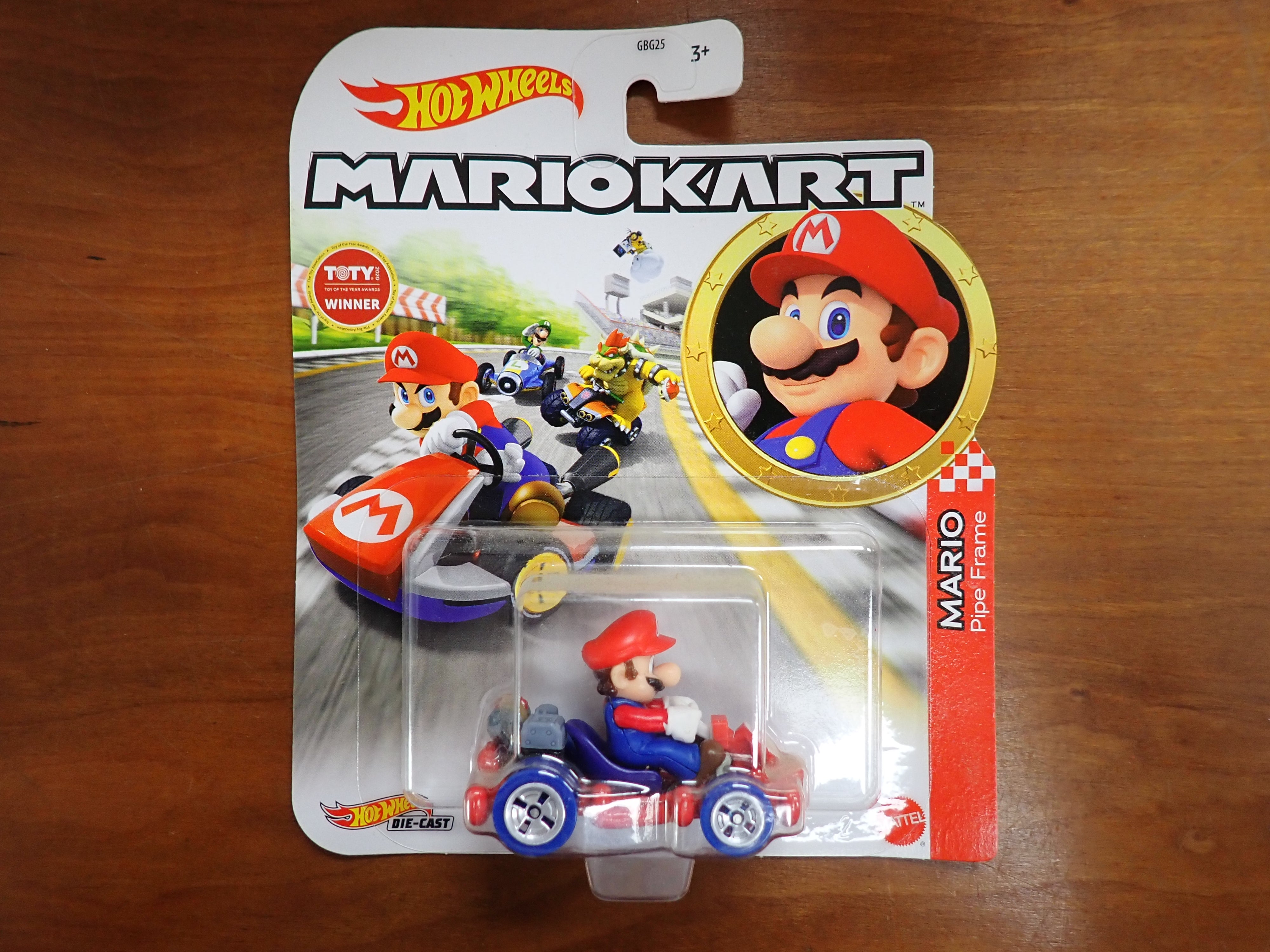 Hot Wheels: Mario Kart - Mario (Pipe Frame)