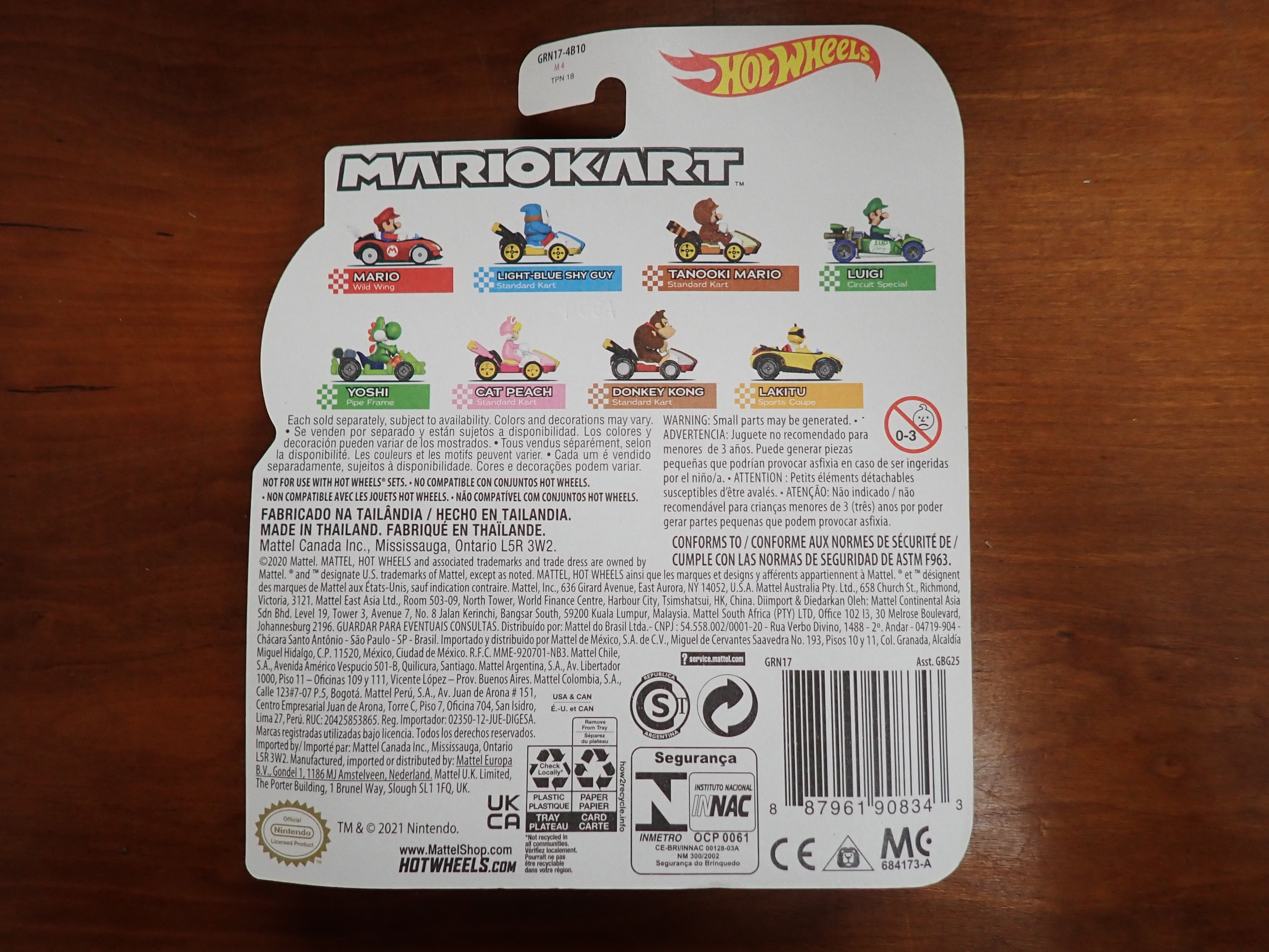 Hot Wheels: Mario Kart - Mario (Wild Wing)
