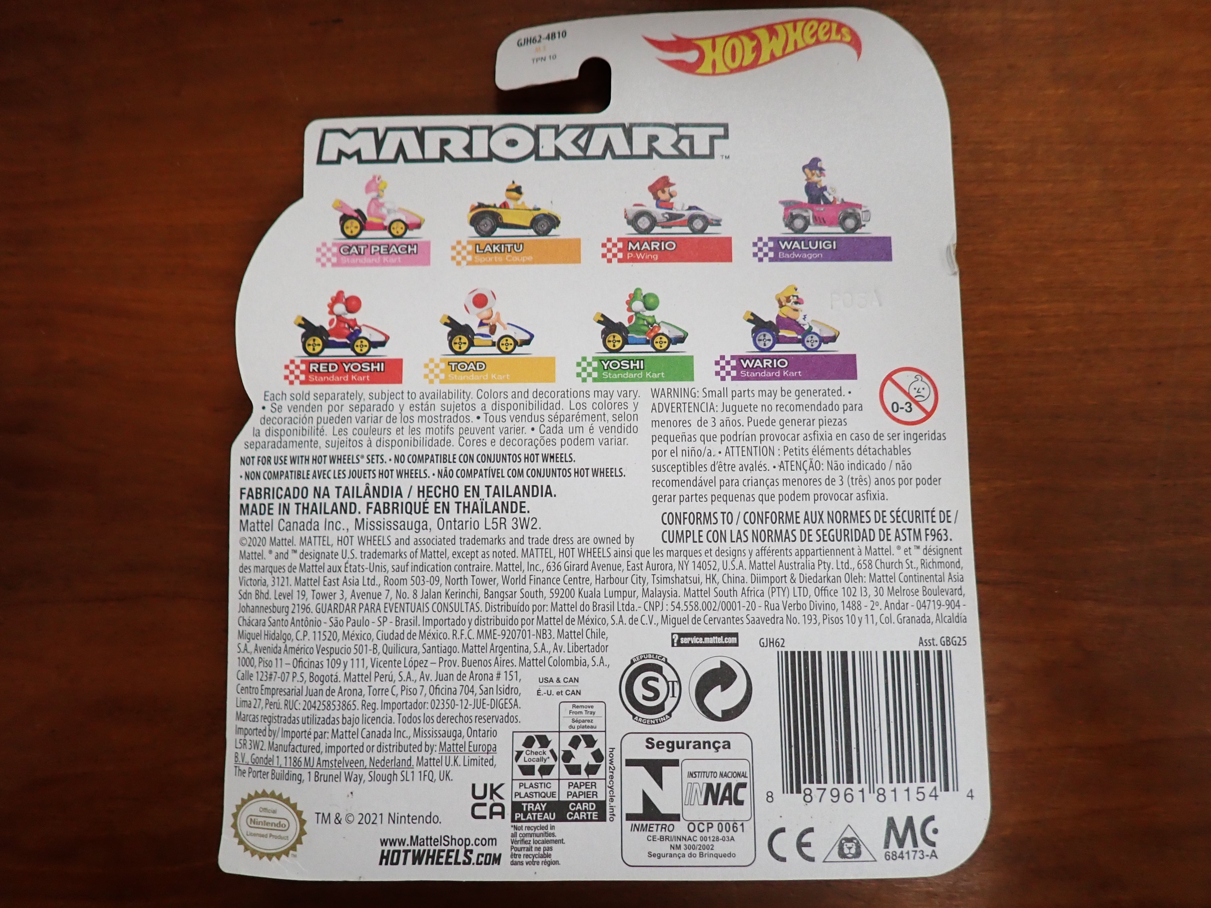 Hot Wheels: Mario Kart - Mario (P-Wing)