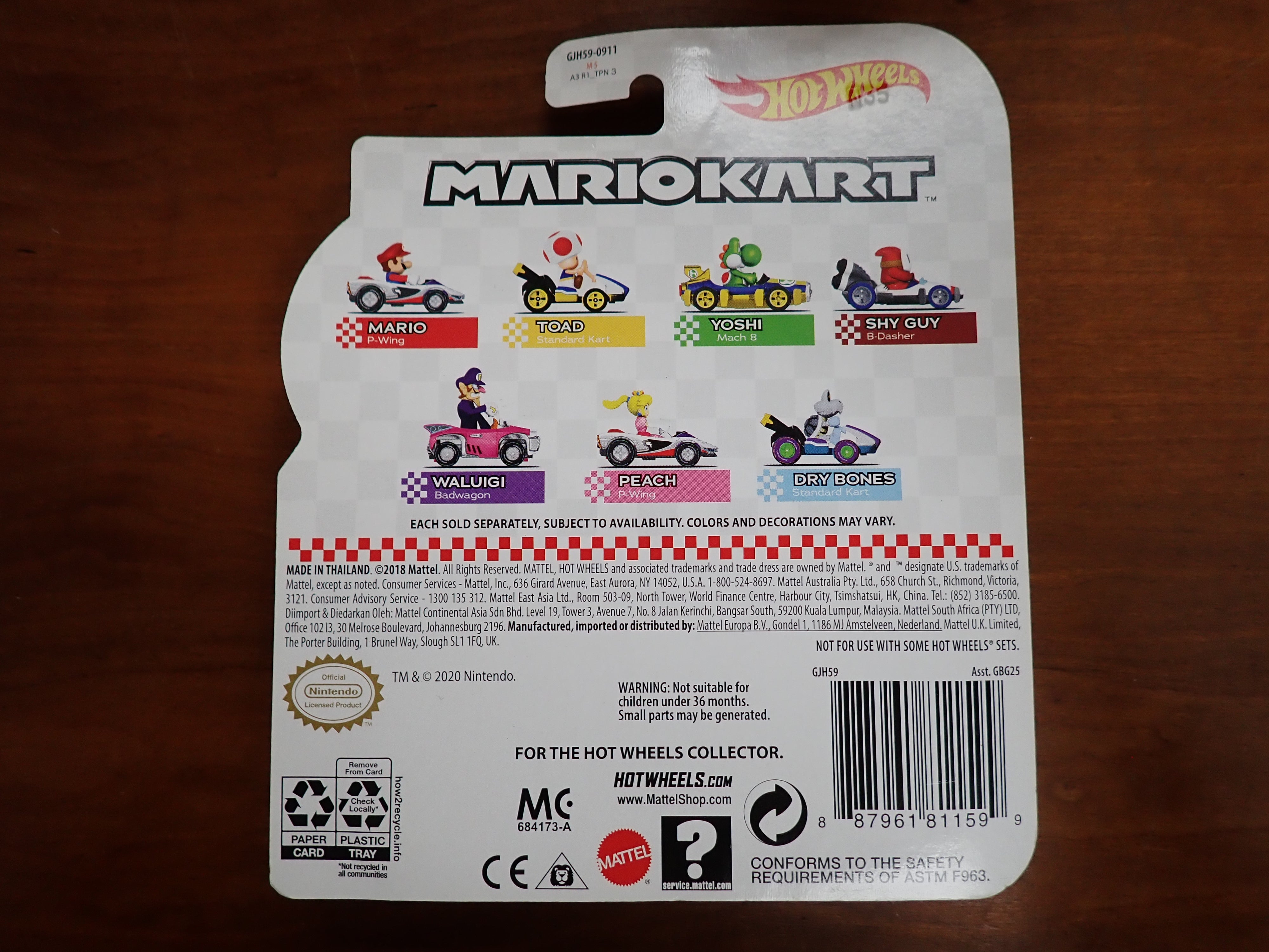 Hot Wheels: Mario Kart - Dry Bones