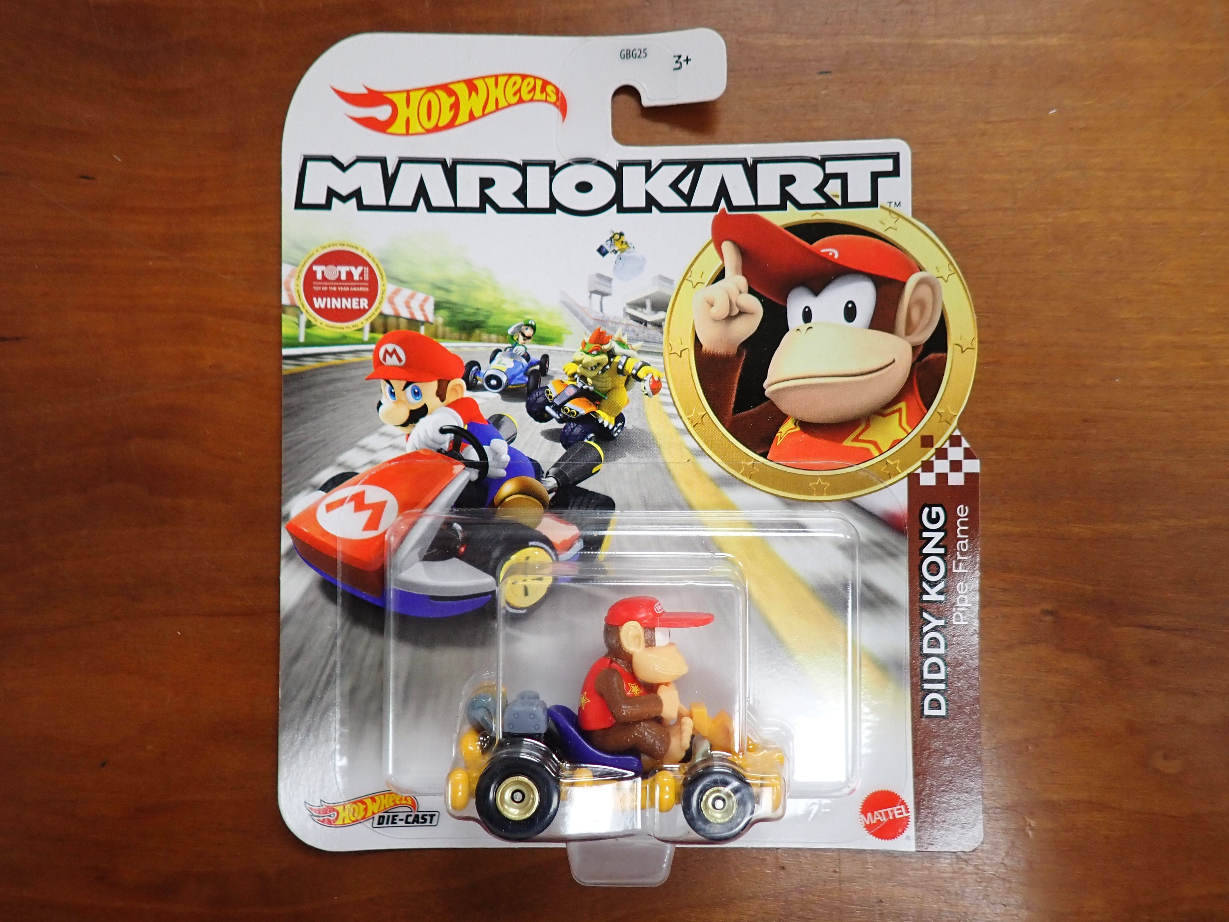Hot Wheels: Mario Kart - Diddy Kong (Pipe Frame)
