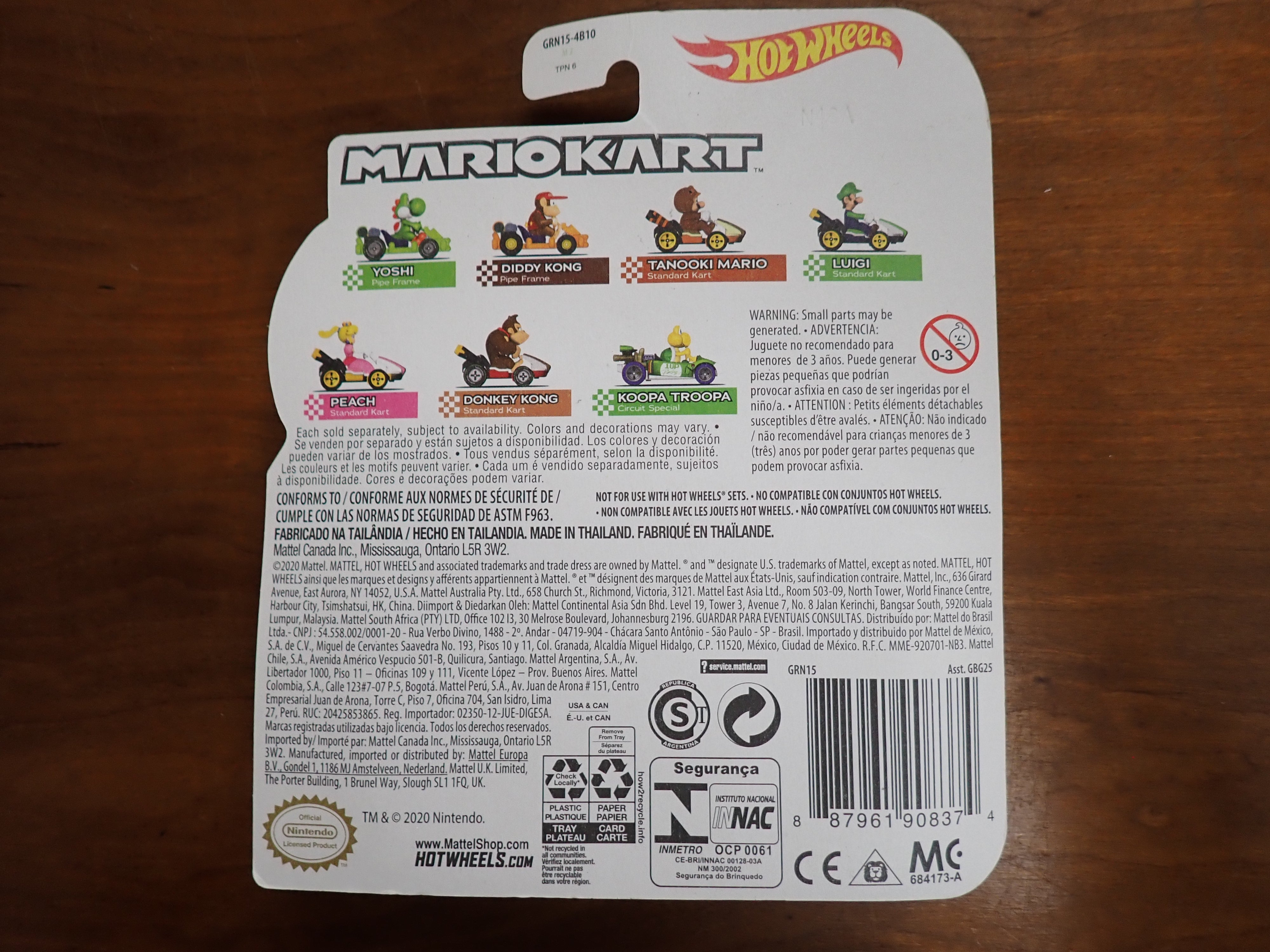 Hot Wheels: Mario Kart - Diddy Kong (Pipe Frame)