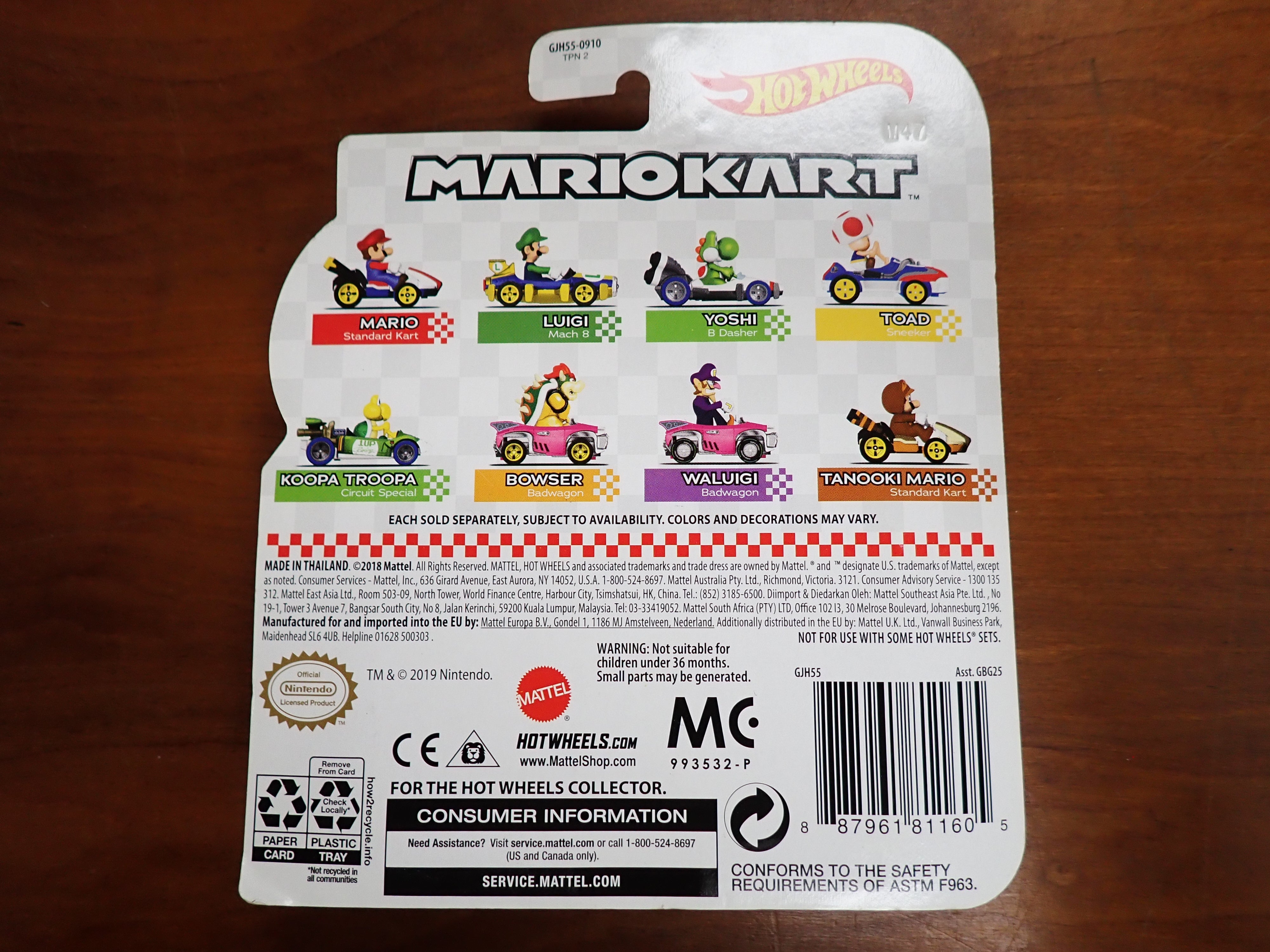 Hot Wheels: Mario Kart - Tanooki Mario