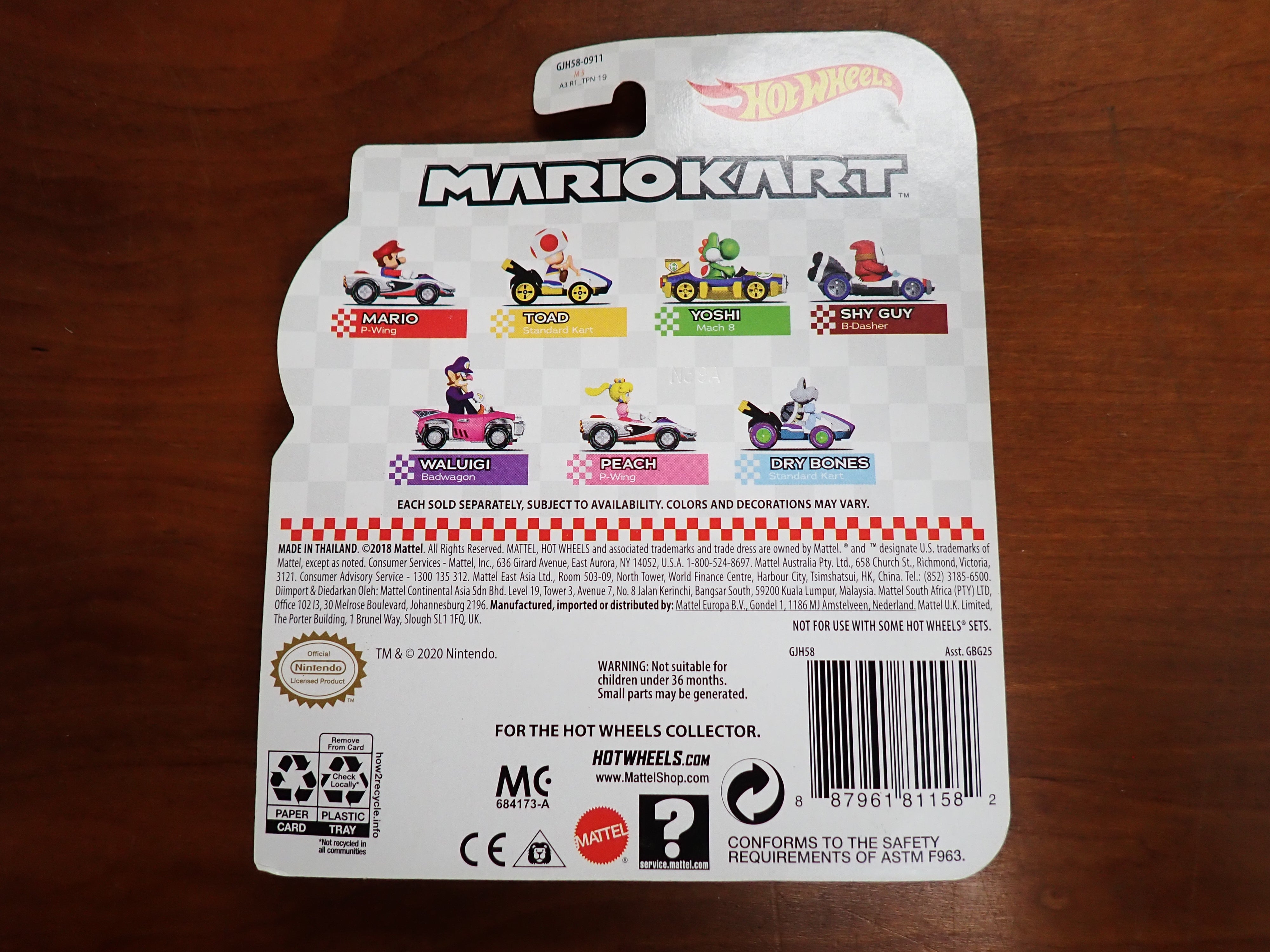 Hot Wheels: Mario Kart - Peach (P-Wing)