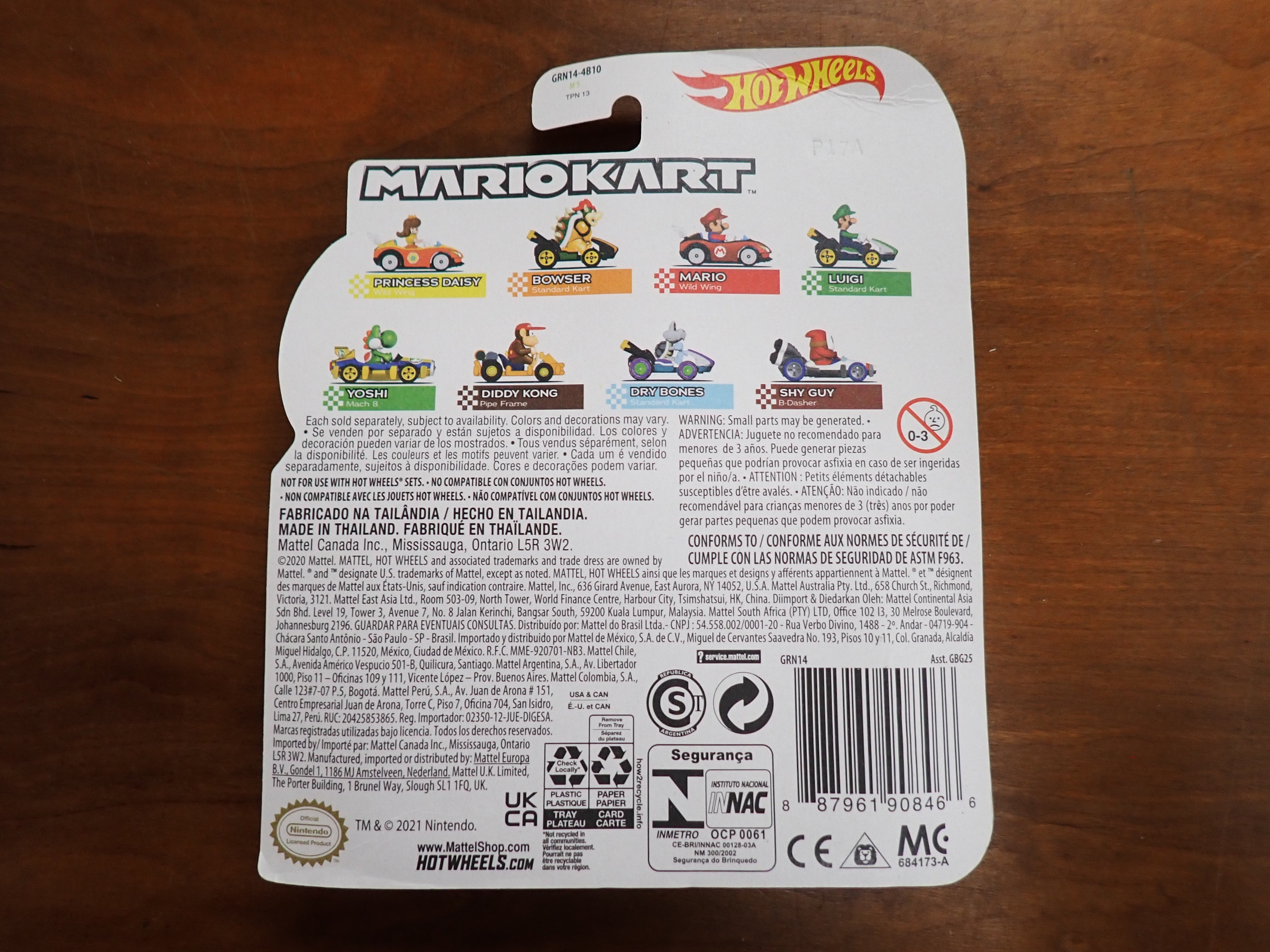Hot Wheels: Mario Kart - Princess Daisy