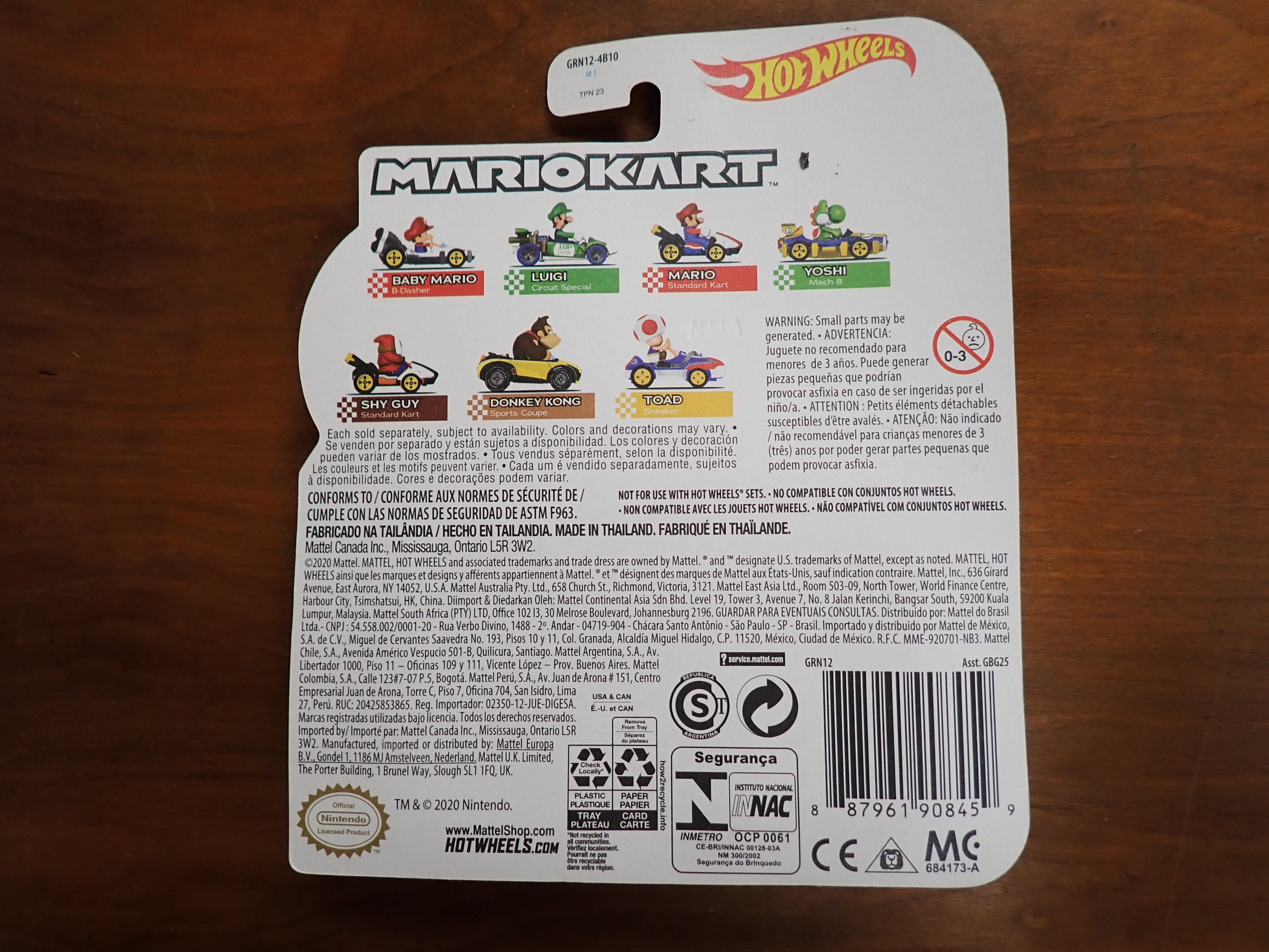 Hot Wheels: Mario Kart - Baby Mario (B-Dasher)