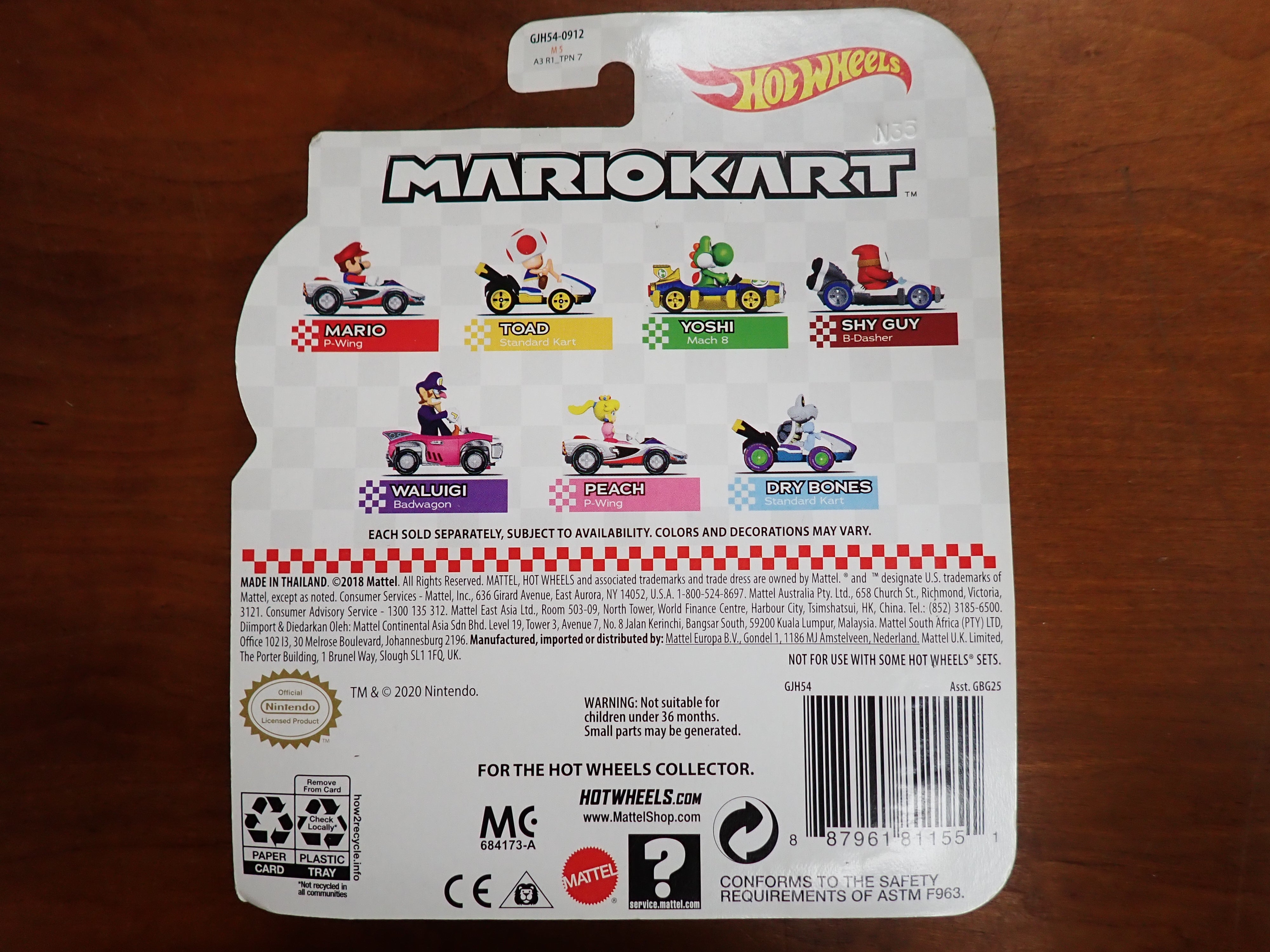 Hot Wheels: Mario Kart - Waluigi (Badwagon)