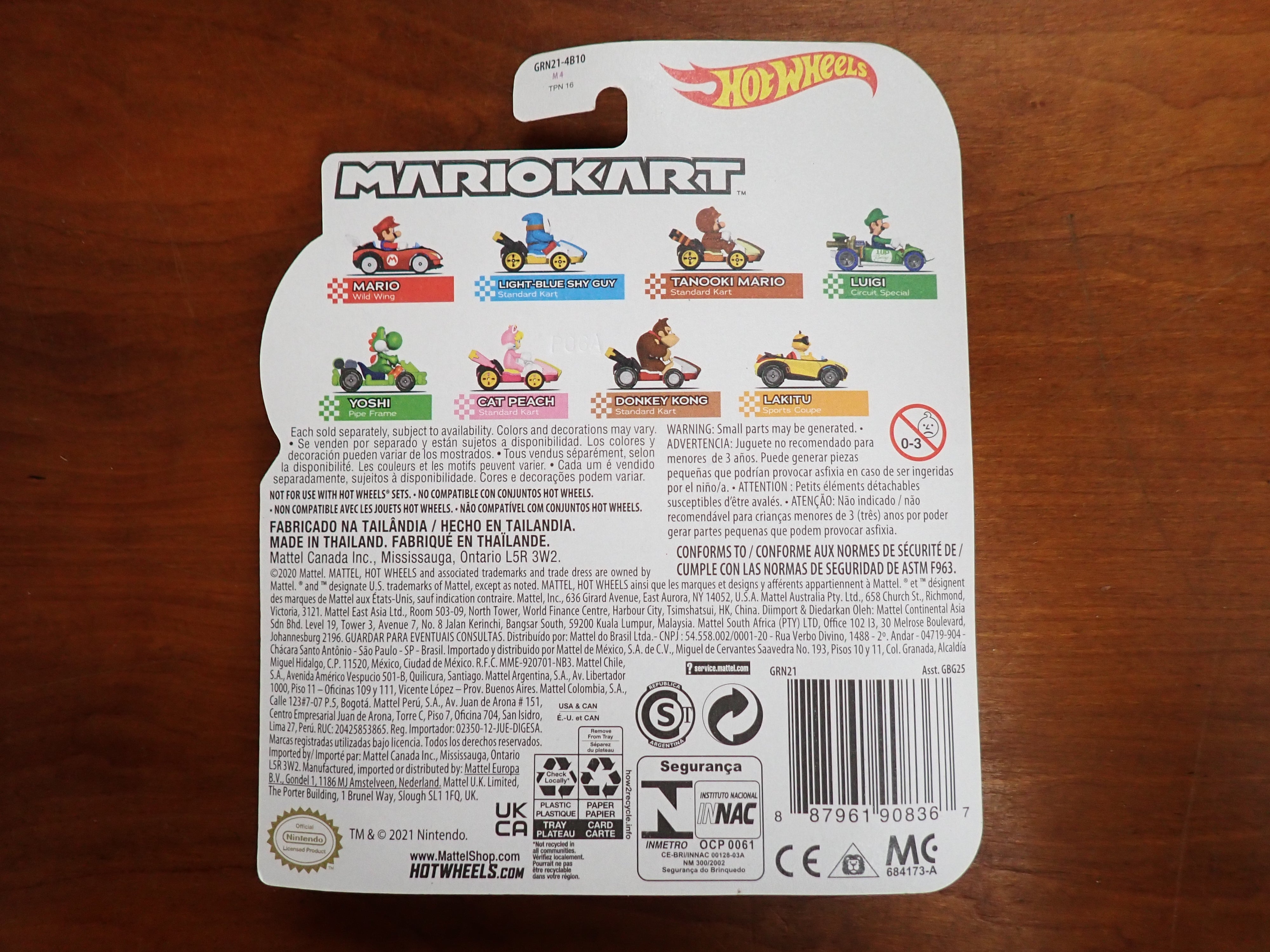 Hot Wheels: Mario Kart - Light-Blue Shy Guy