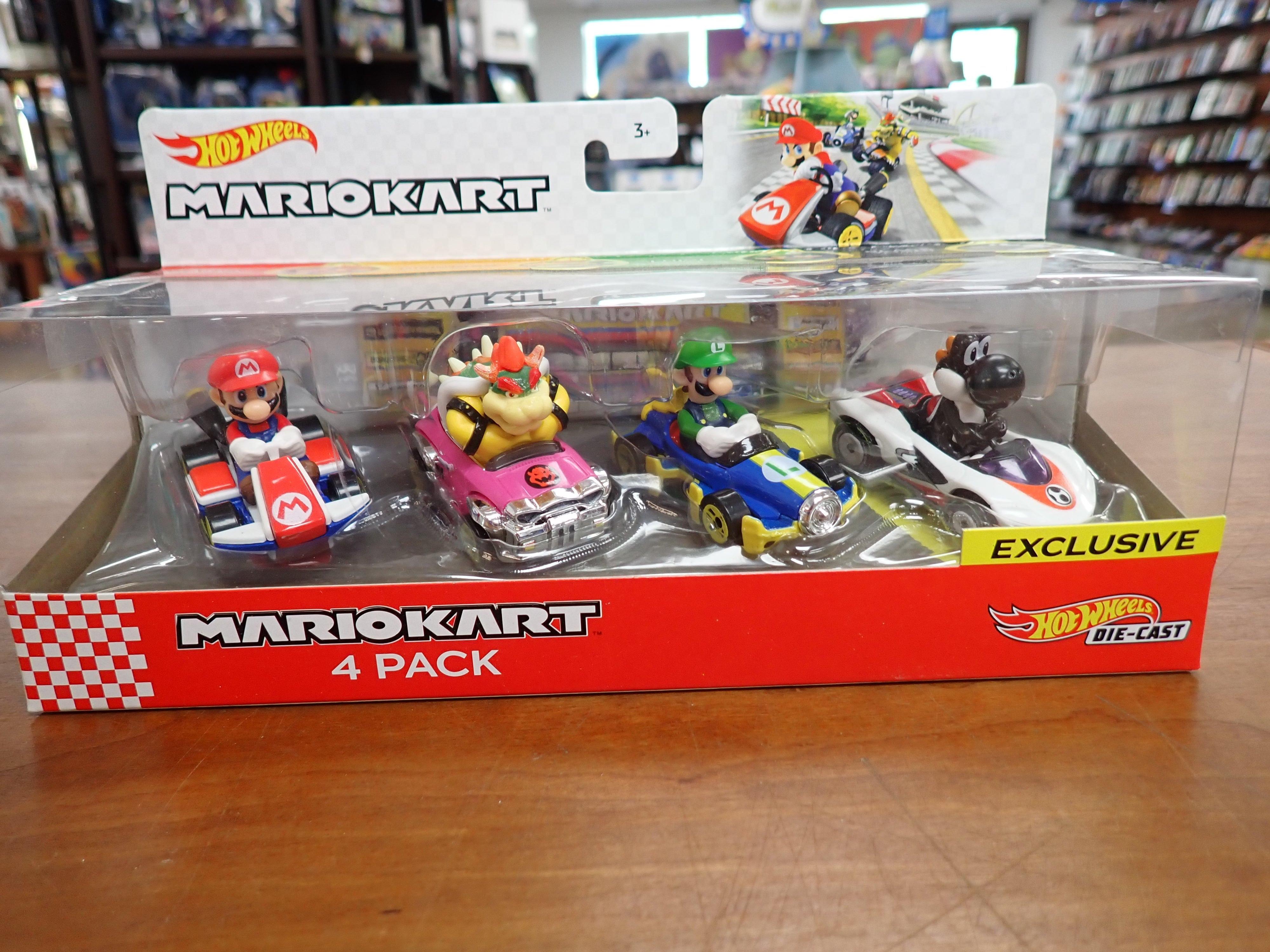 Hot Wheels: Mario Kart 4-Pack