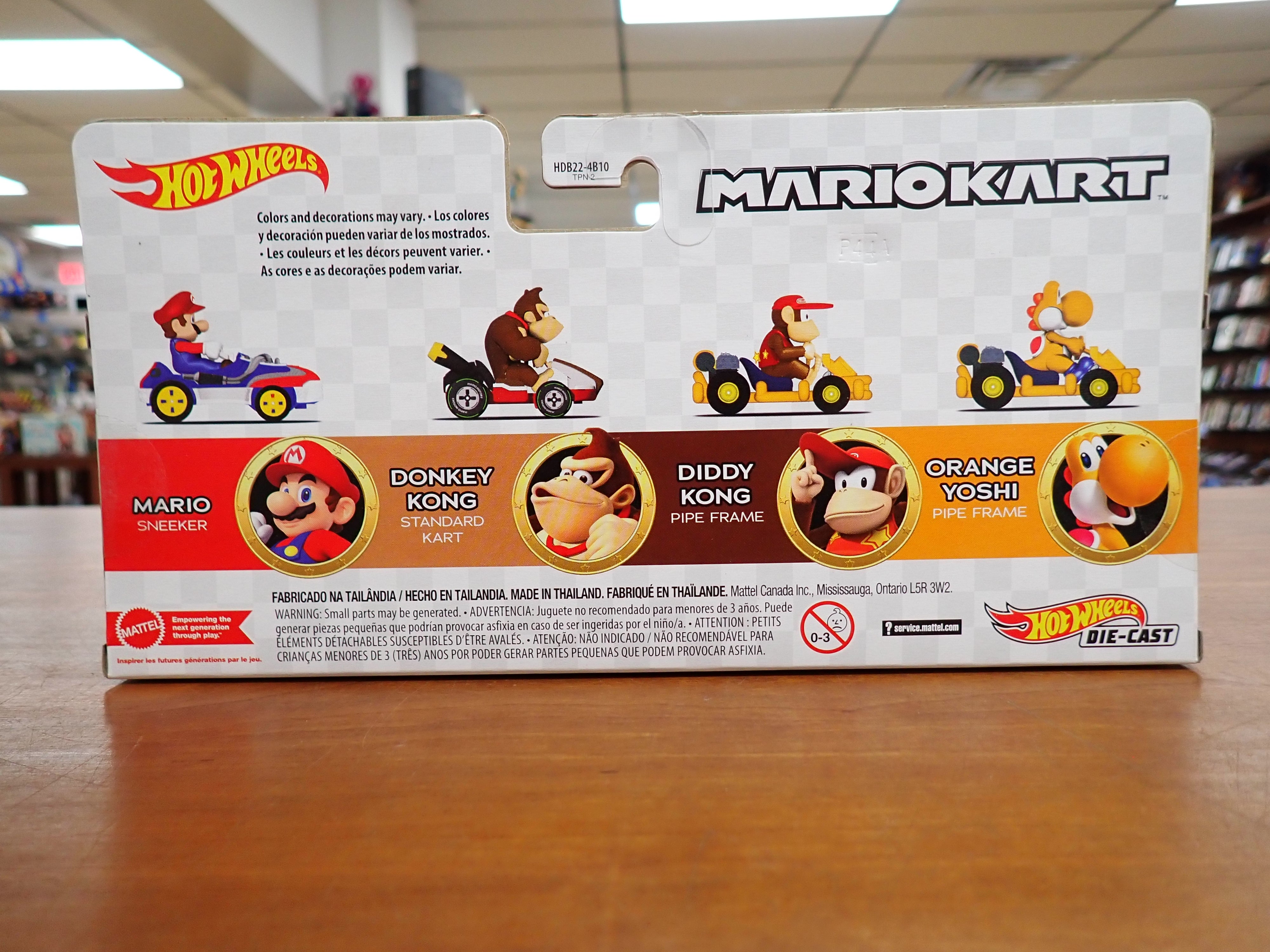 Hot Wheels: Mario Kart 4-Pack
