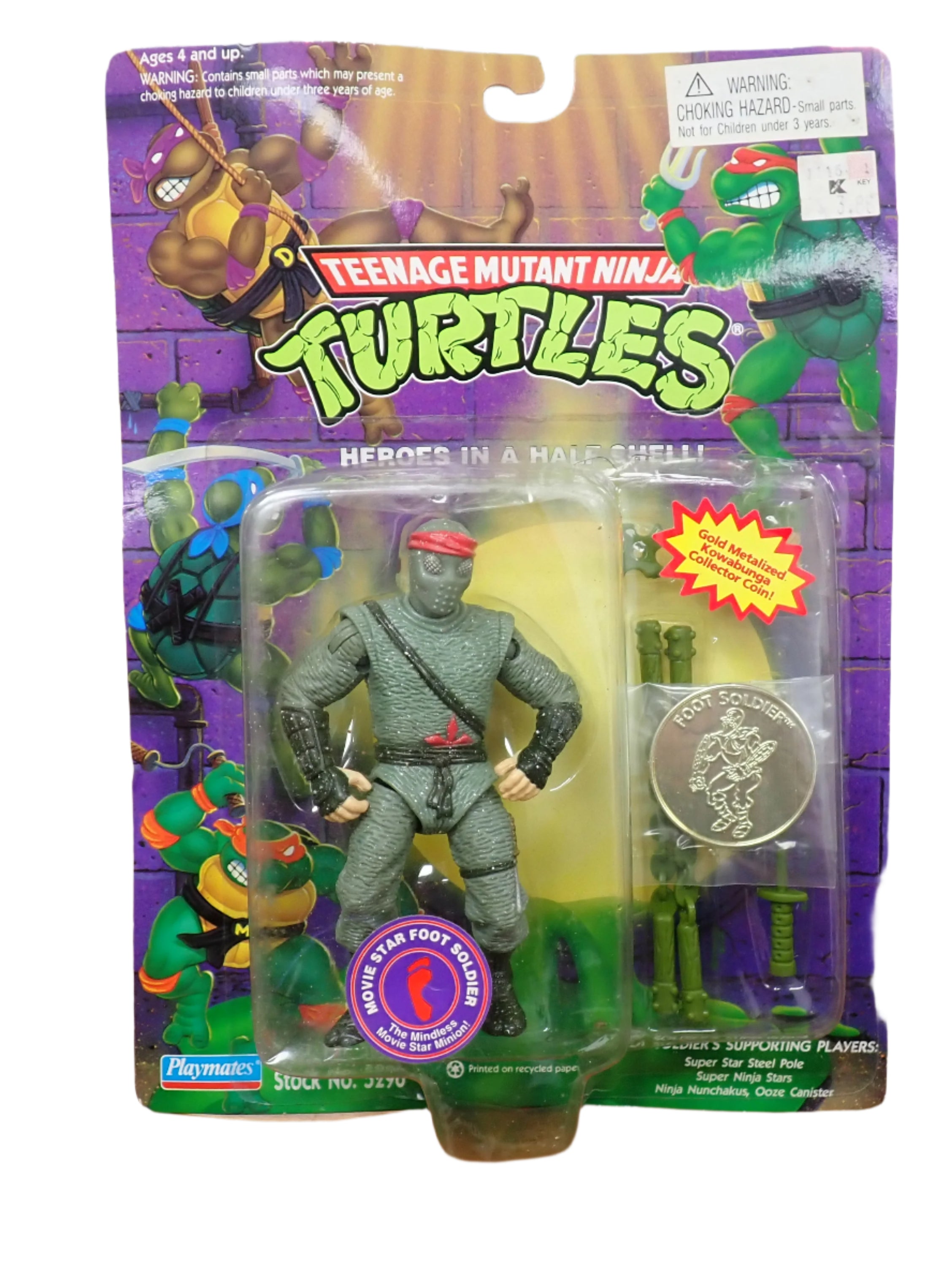 Playmates TMNT Movie Star Foot Soldier (1992)