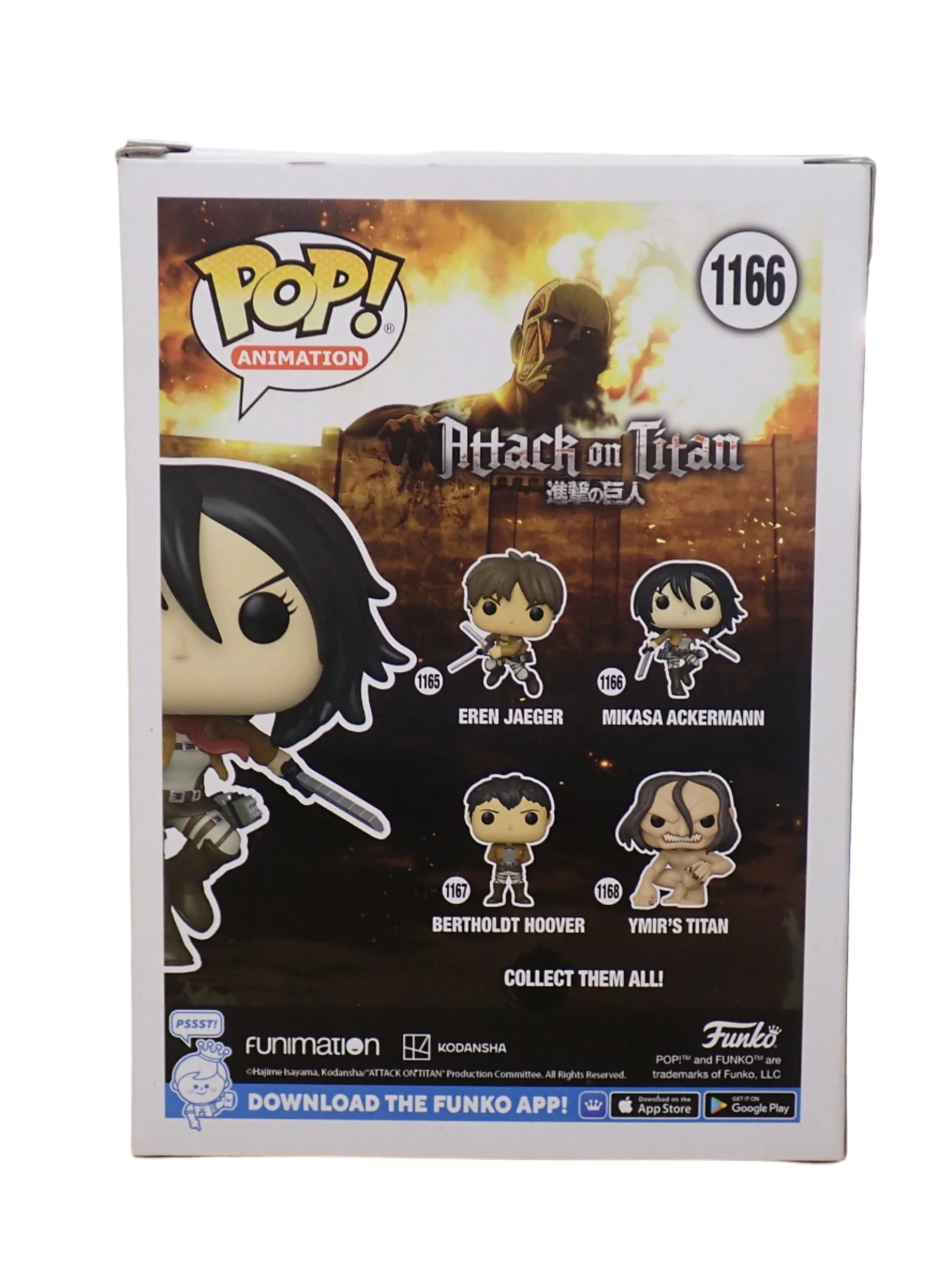 Mikasa Ackermann - POP! #1166