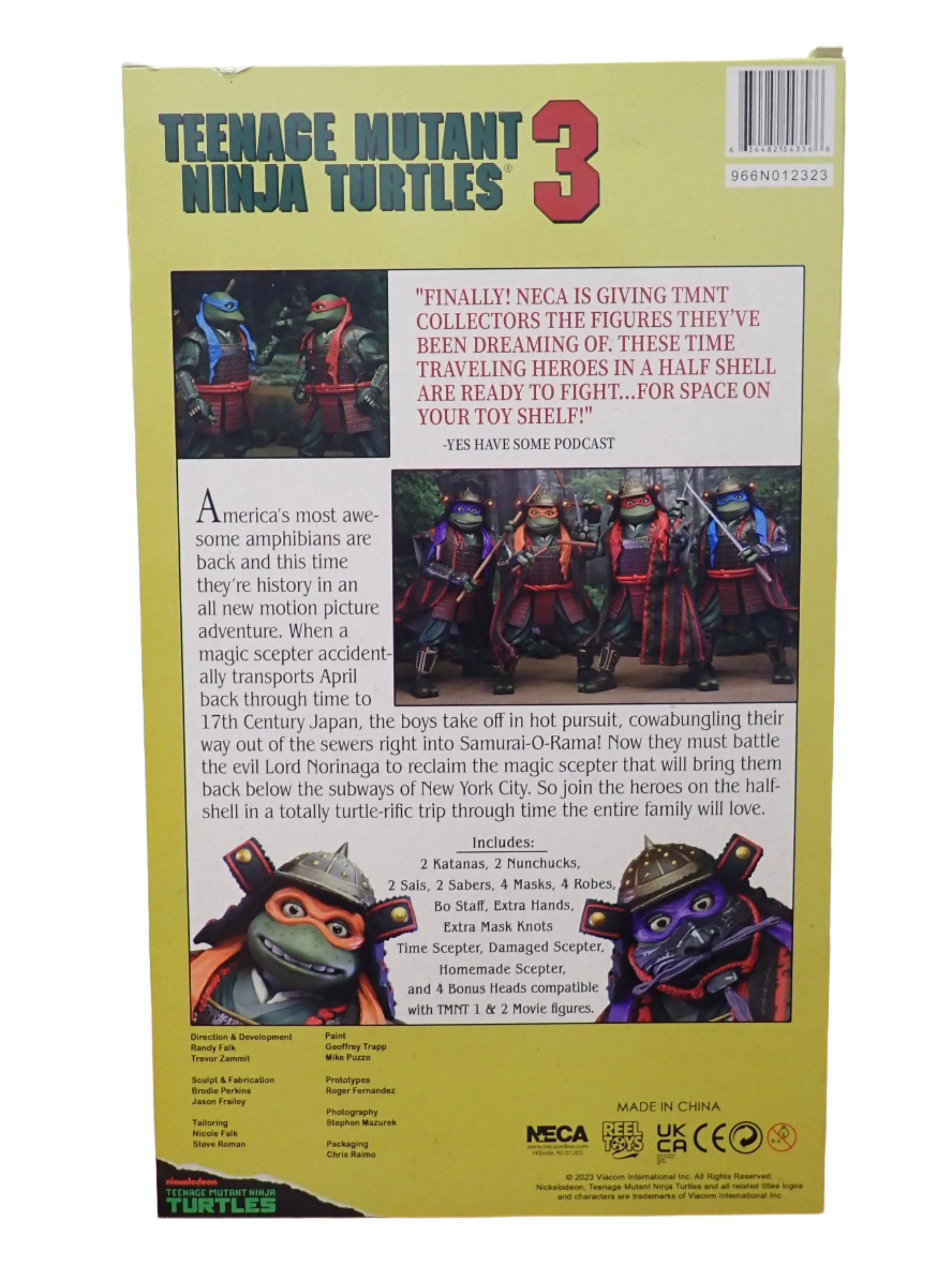 Teenage Mutant Ninja Turtles 3 NECA VHS Collection