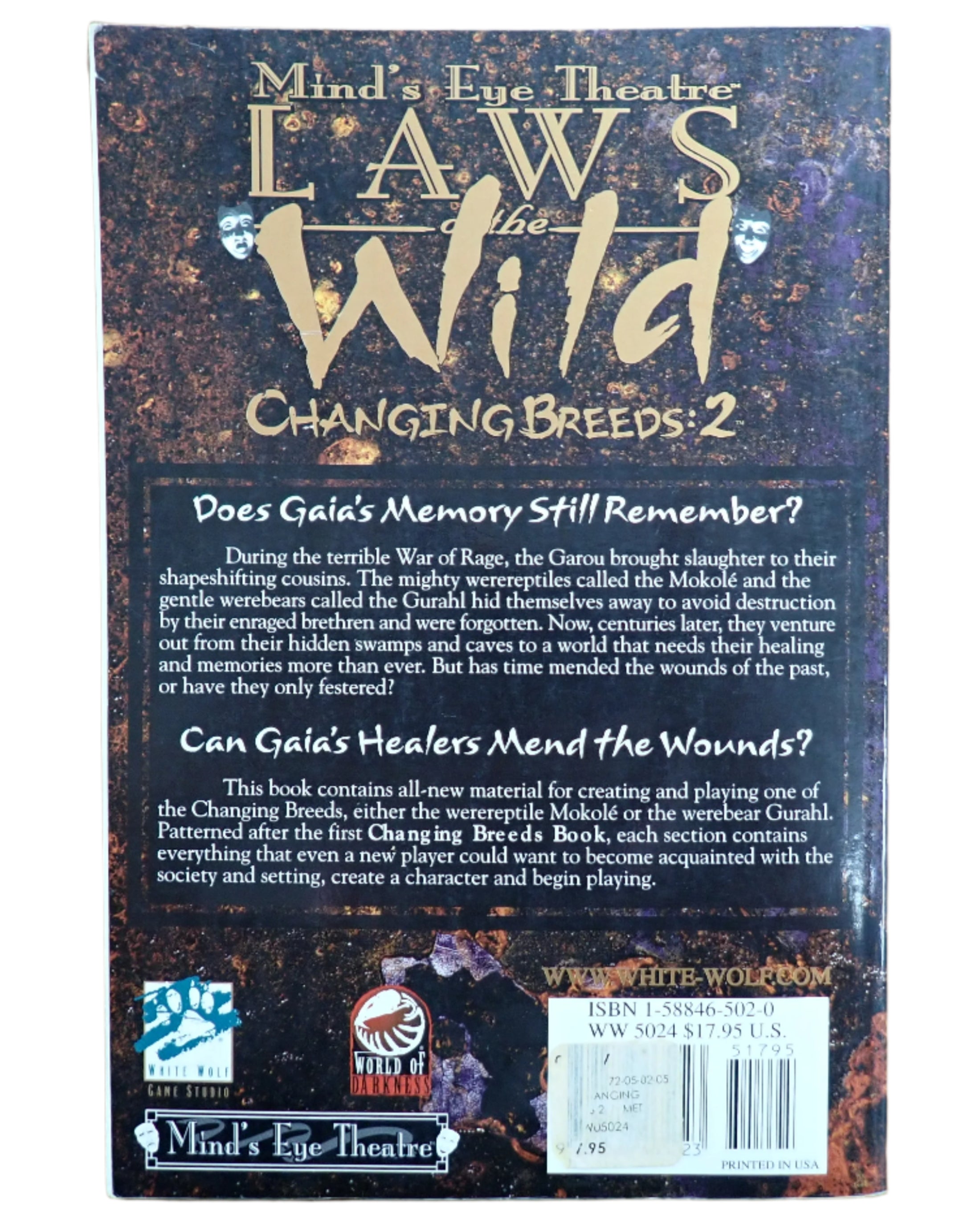 Laws of the Wild Changing Breeds: 2 - Werewolf the Apocalypse