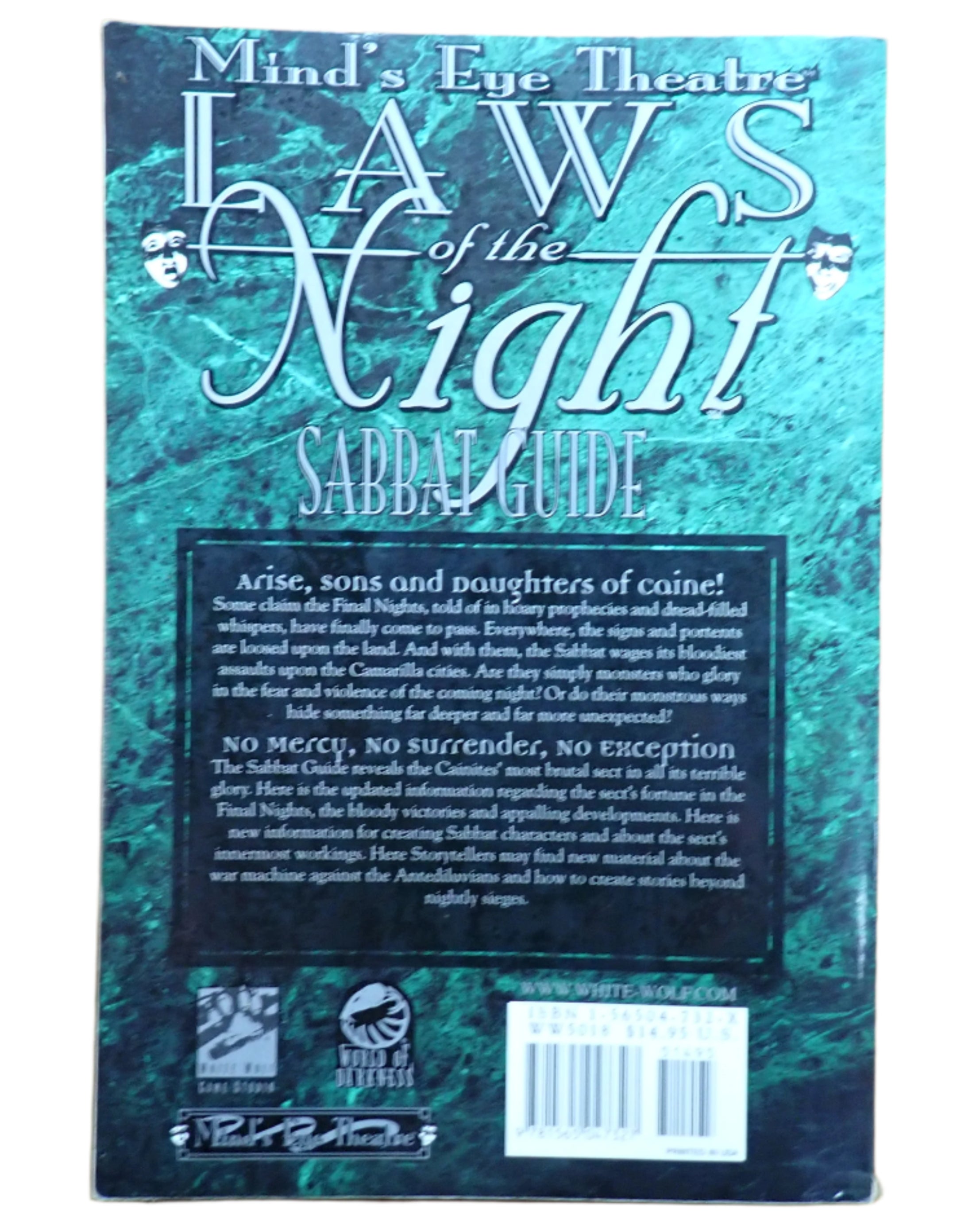 Laws of the Night: The Sabbat Guide - Vampire the Masquerade