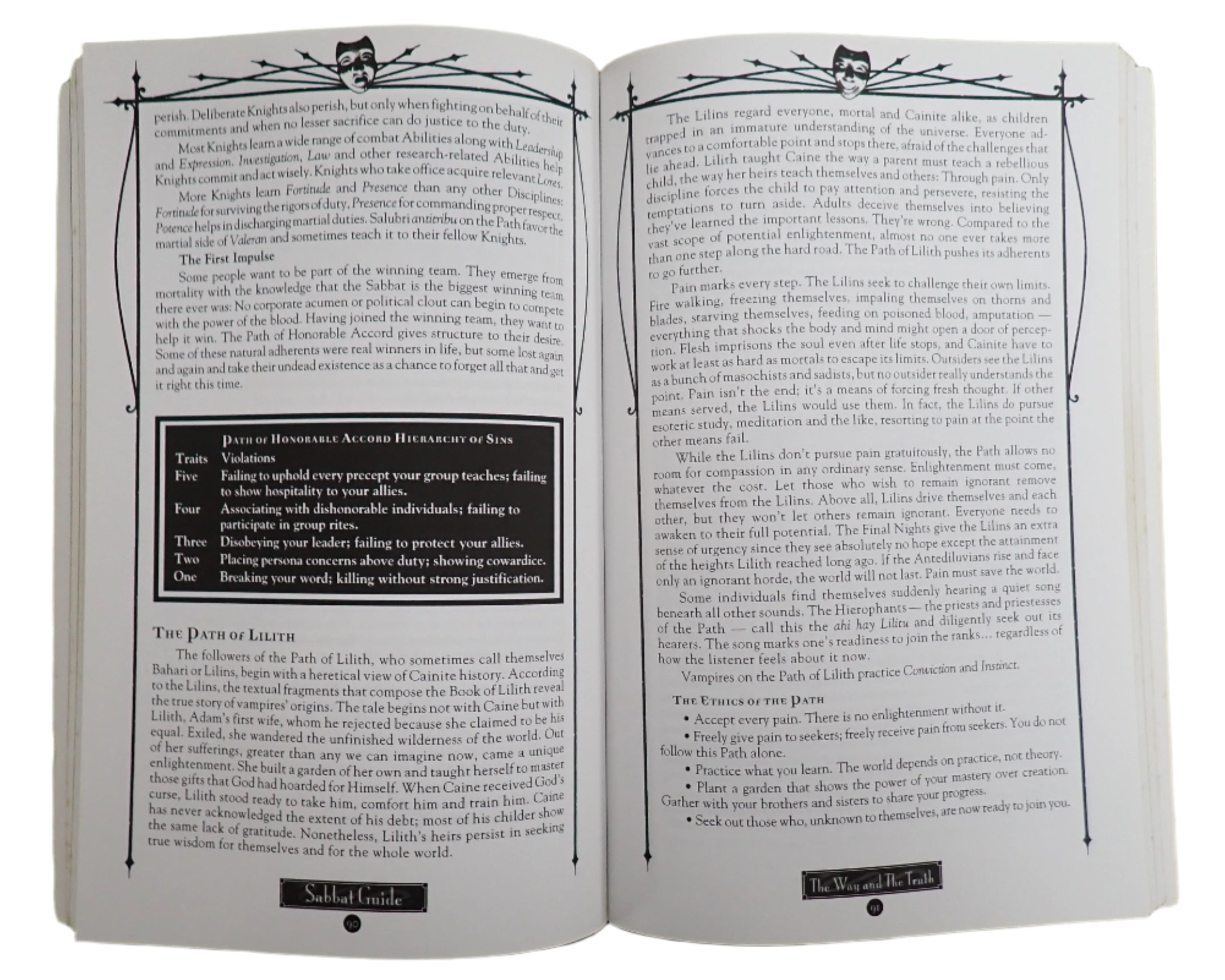 Laws of the Night: The Sabbat Guide - Vampire the Masquerade