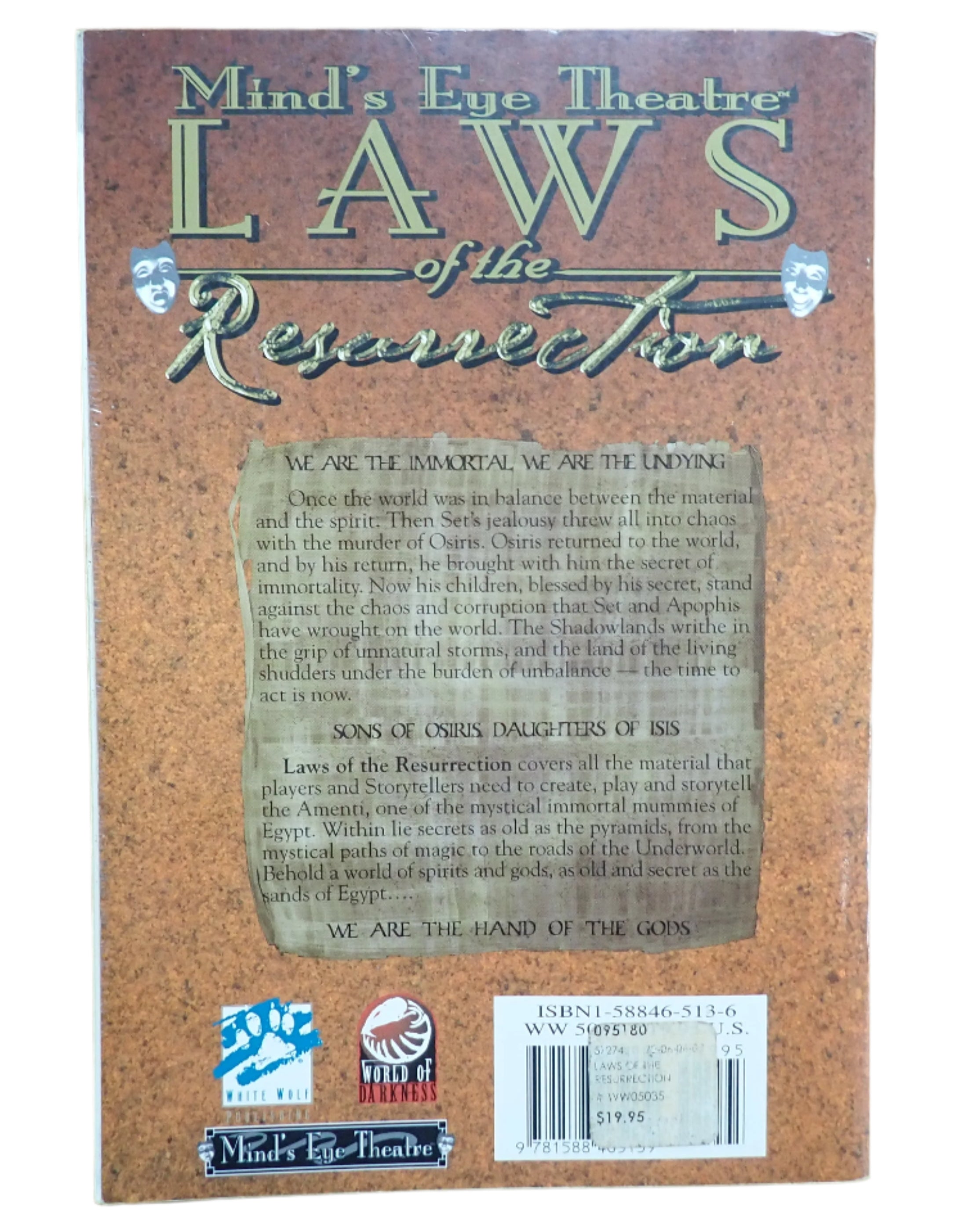 Laws of the Resurrection - Mind's Eye Theater