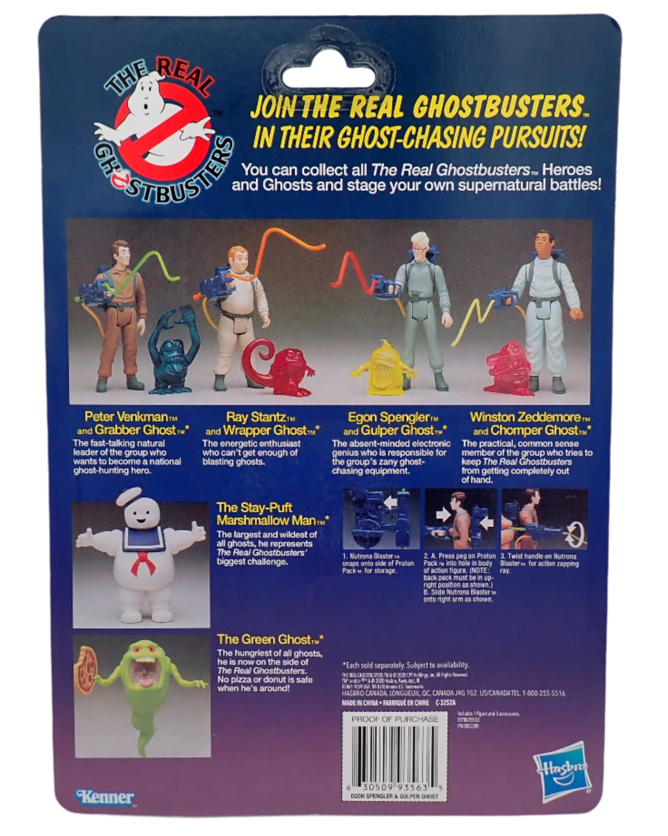 Egon and Gulper Ghost - The Real Ghostbusters