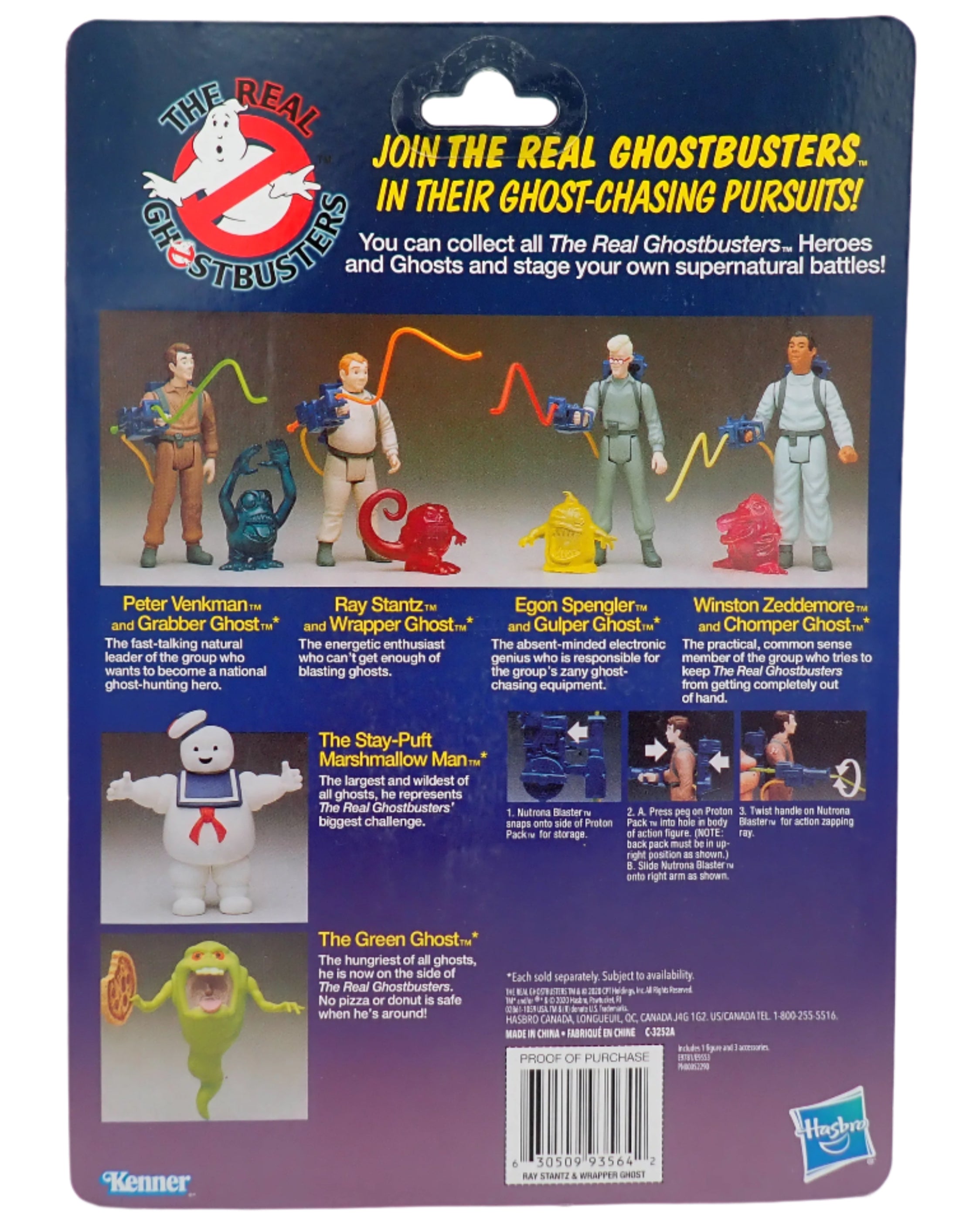 Ray Stanz and Wrapper Ghost - The Real Ghostbusters