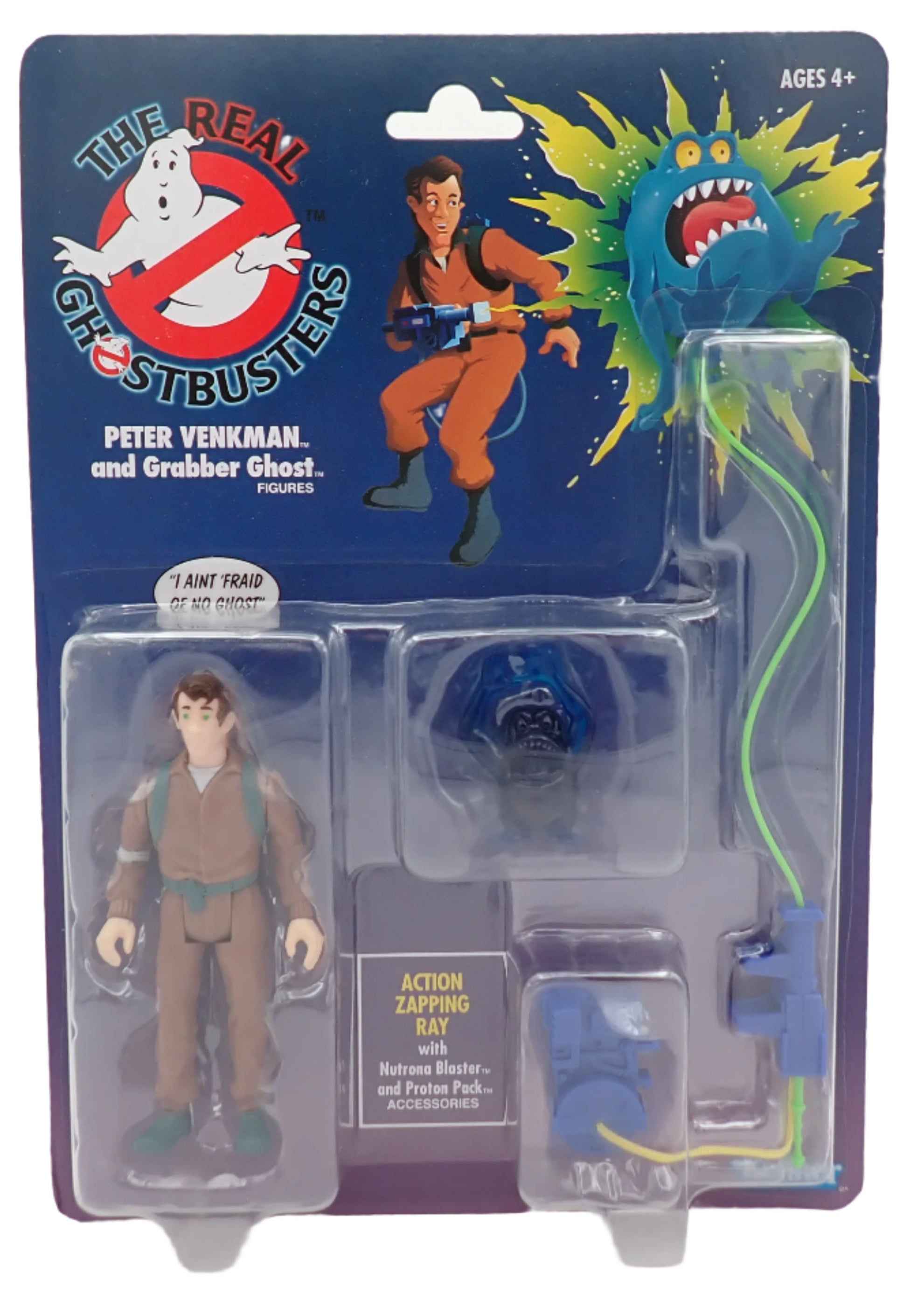 Peter Venkman and Grabber Ghost - The Real Ghostbusters
