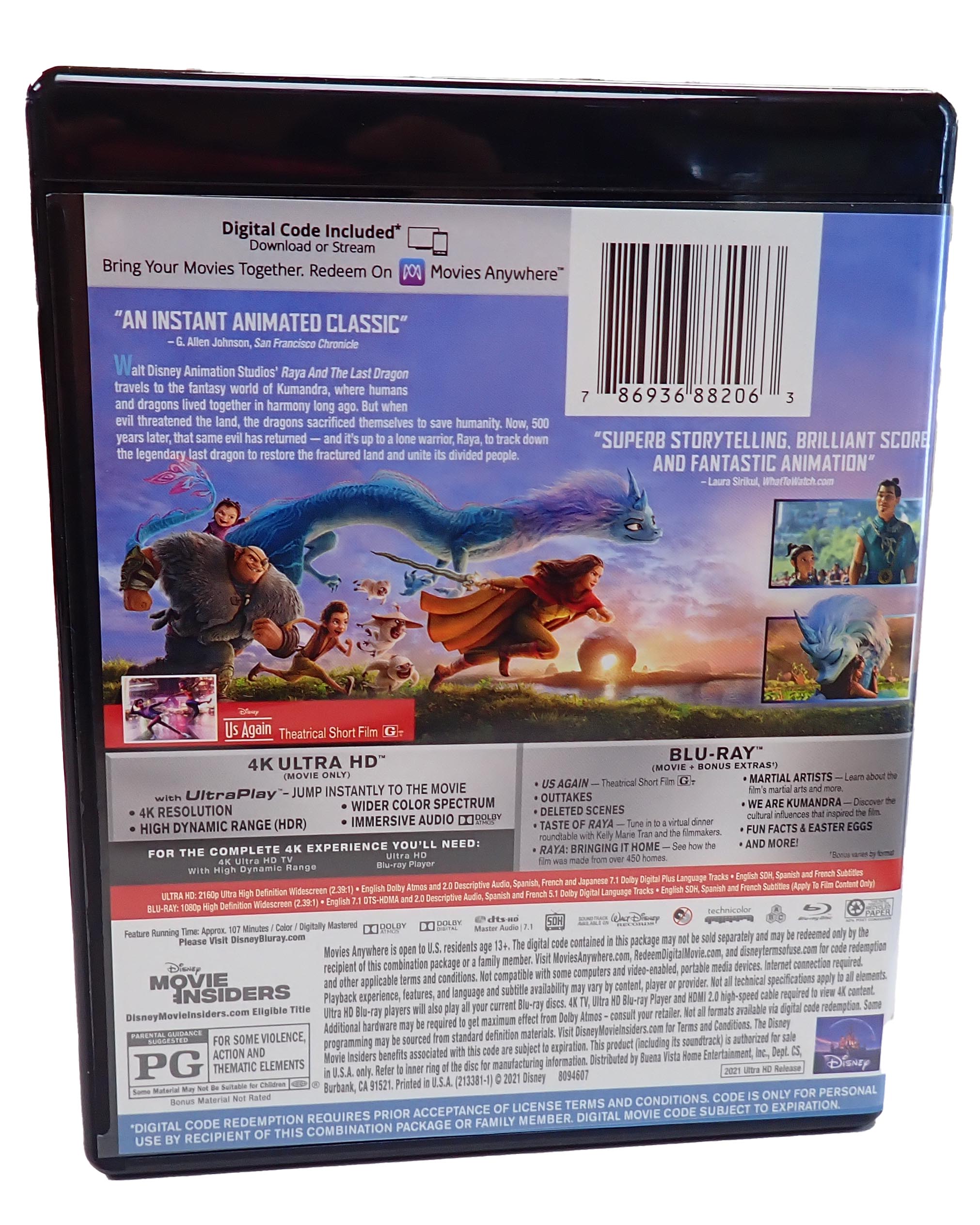 Disney's Raya and the Last Dragon [Target Exclusive] - Blu-Ray