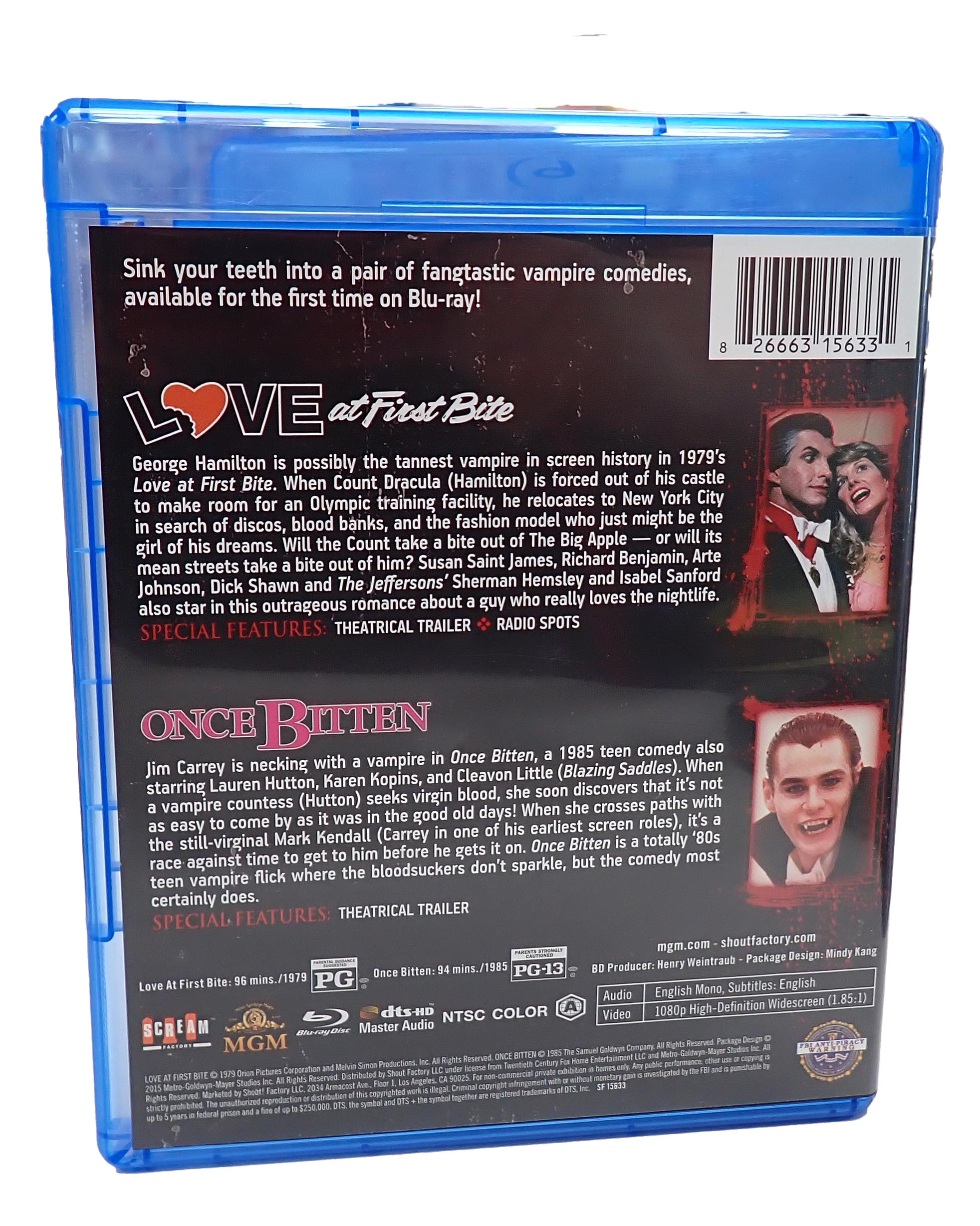 Love at First Bite / Once Bitten Double Feature - Blu-Ray