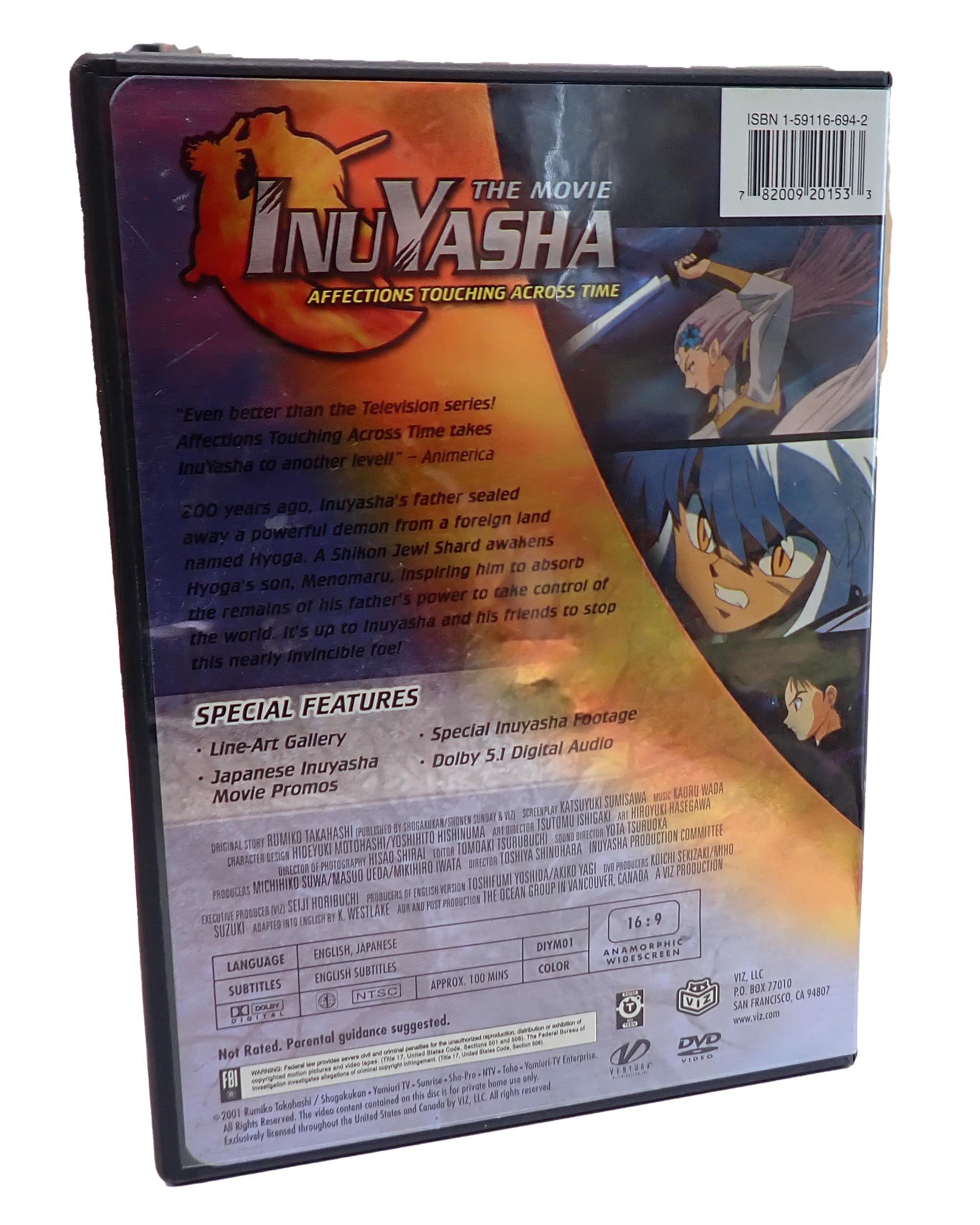 Inuyasha Movies Set 1-4 -  DVD