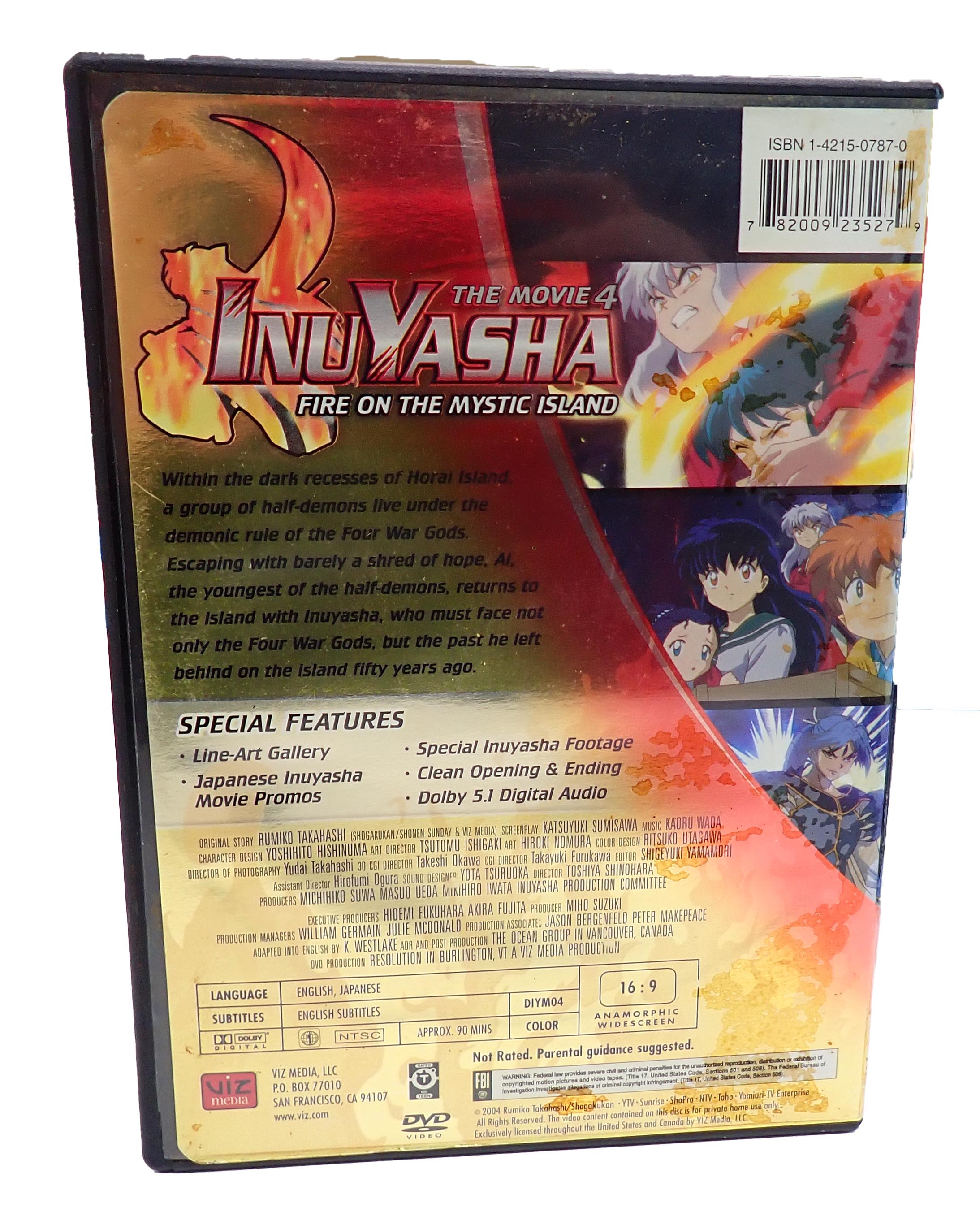 Inuyasha Movies Set 1-4 -  DVD