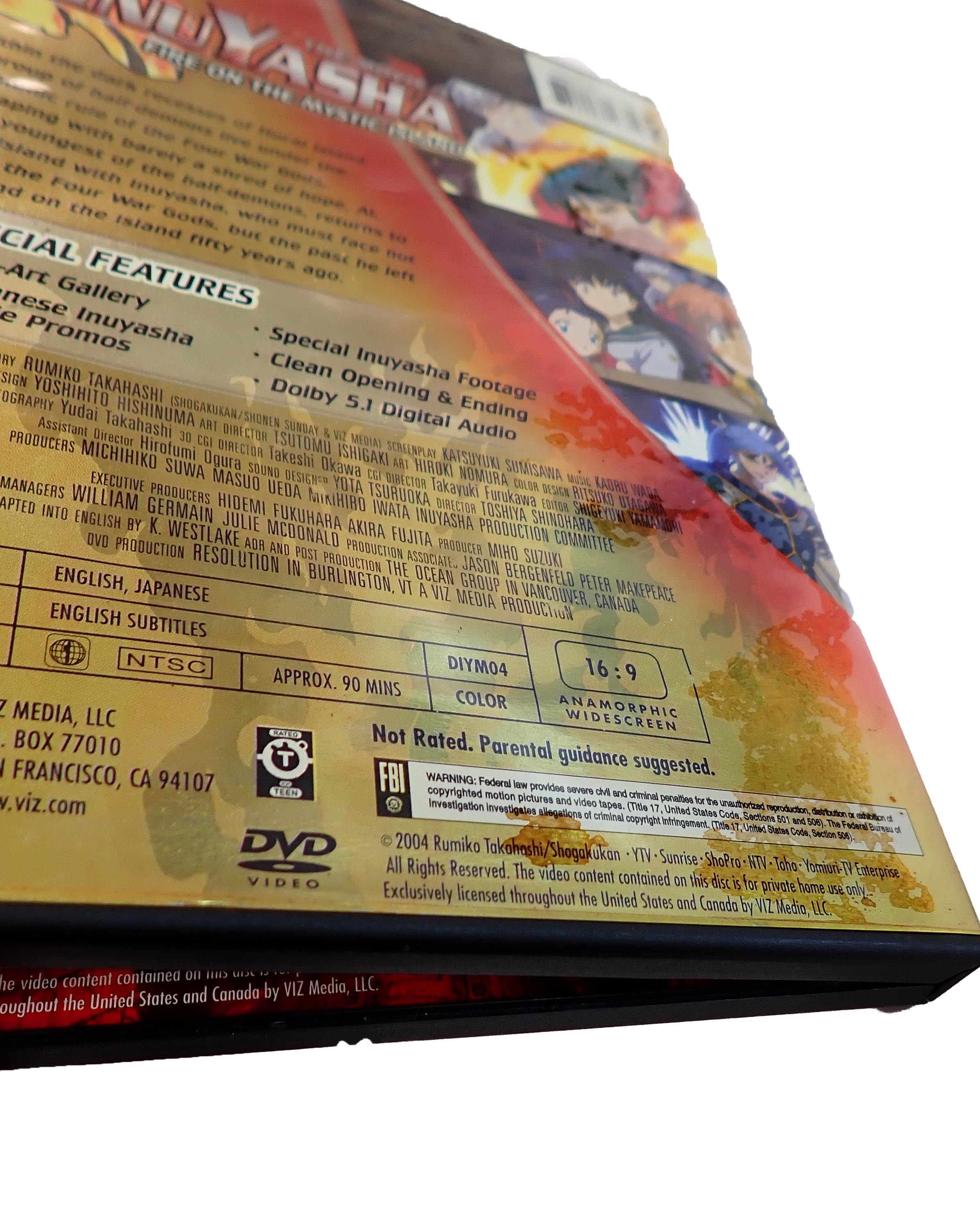 Inuyasha Movies Set 1-4 -  DVD