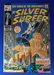Silver Surfer #8 (1969) - FN+ (6.5) - 3rd Mephisto, 1st Ghost