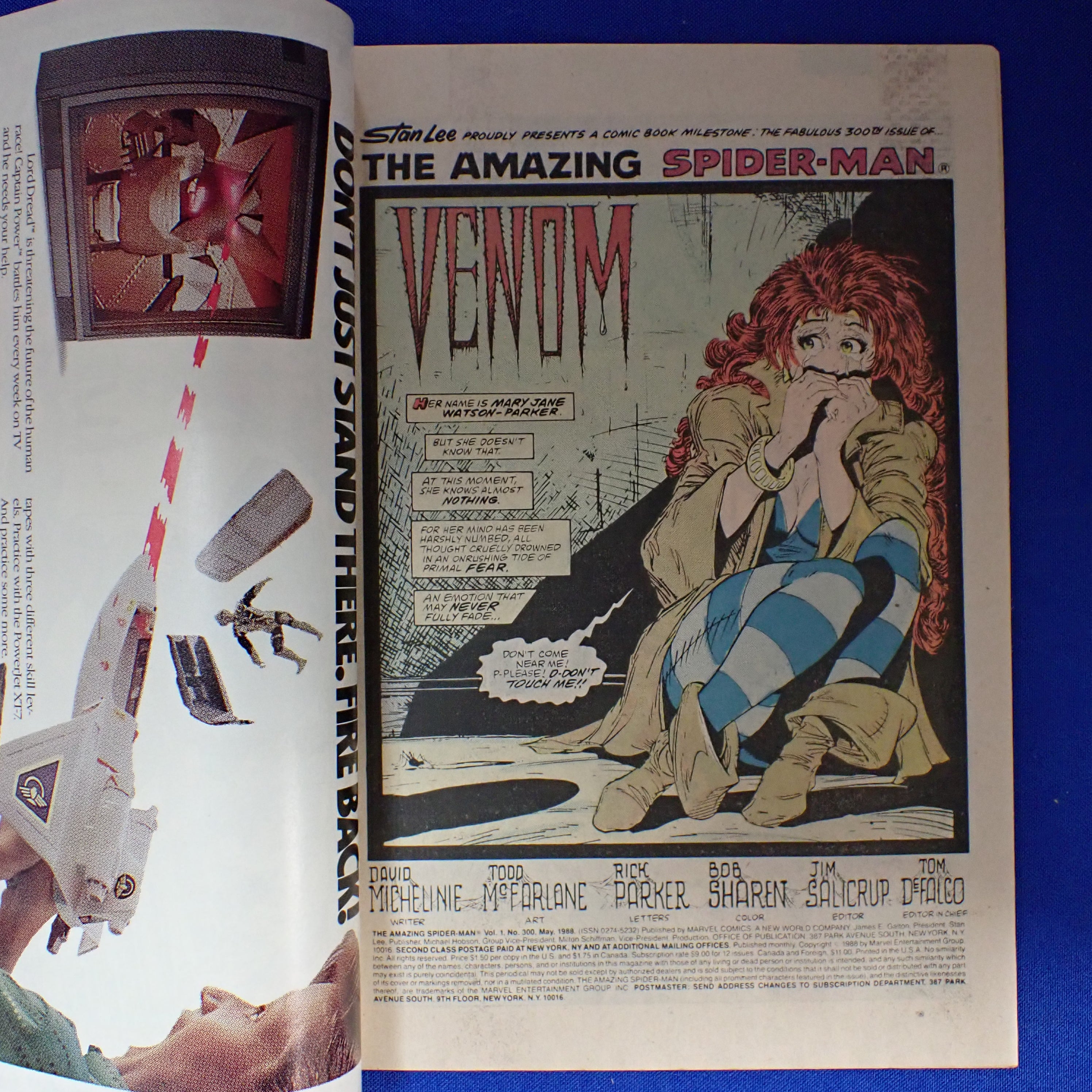 Amazing Spider-Man #300 (1988) - VF- (7.5) - 1st Venom