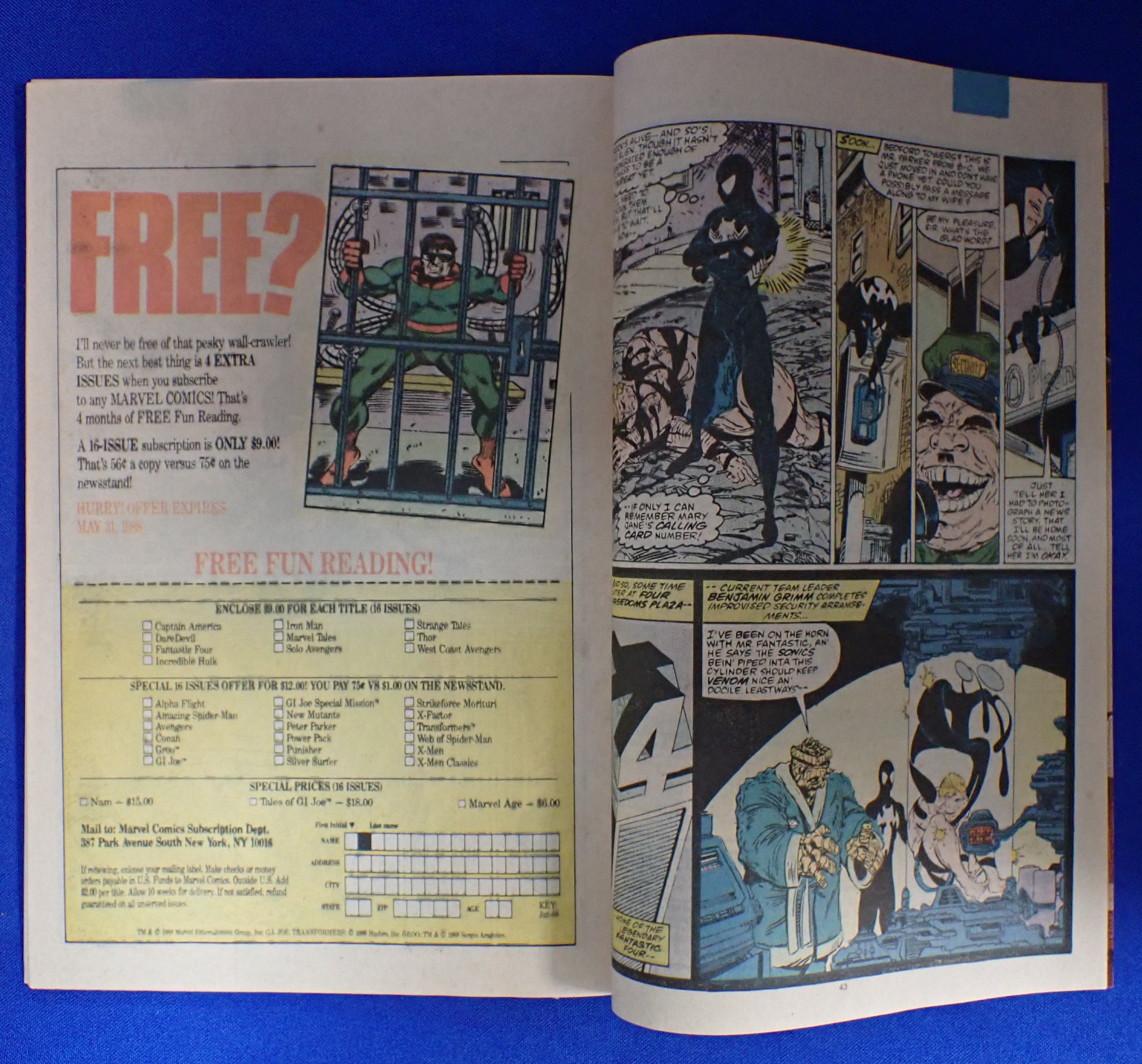 Amazing Spider-Man #300 (1988) - VF- (7.5) - 1st Venom