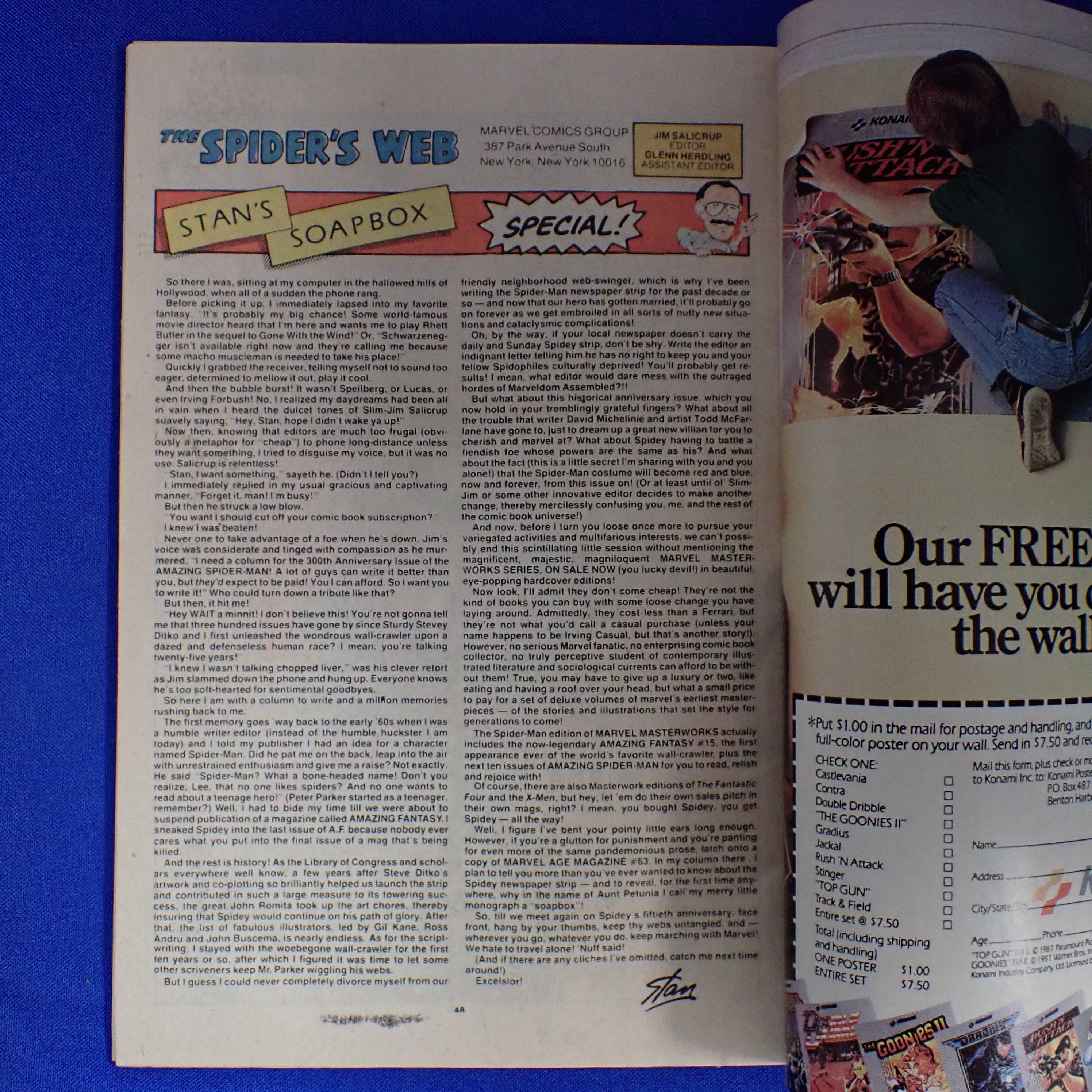 Amazing Spider-Man #300 (1988) - VF- (7.5) - 1st Venom