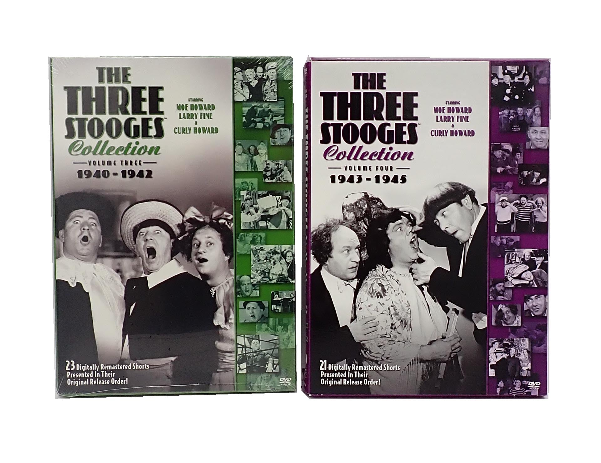 The Three Stooges (Vol 1-8) - DVD