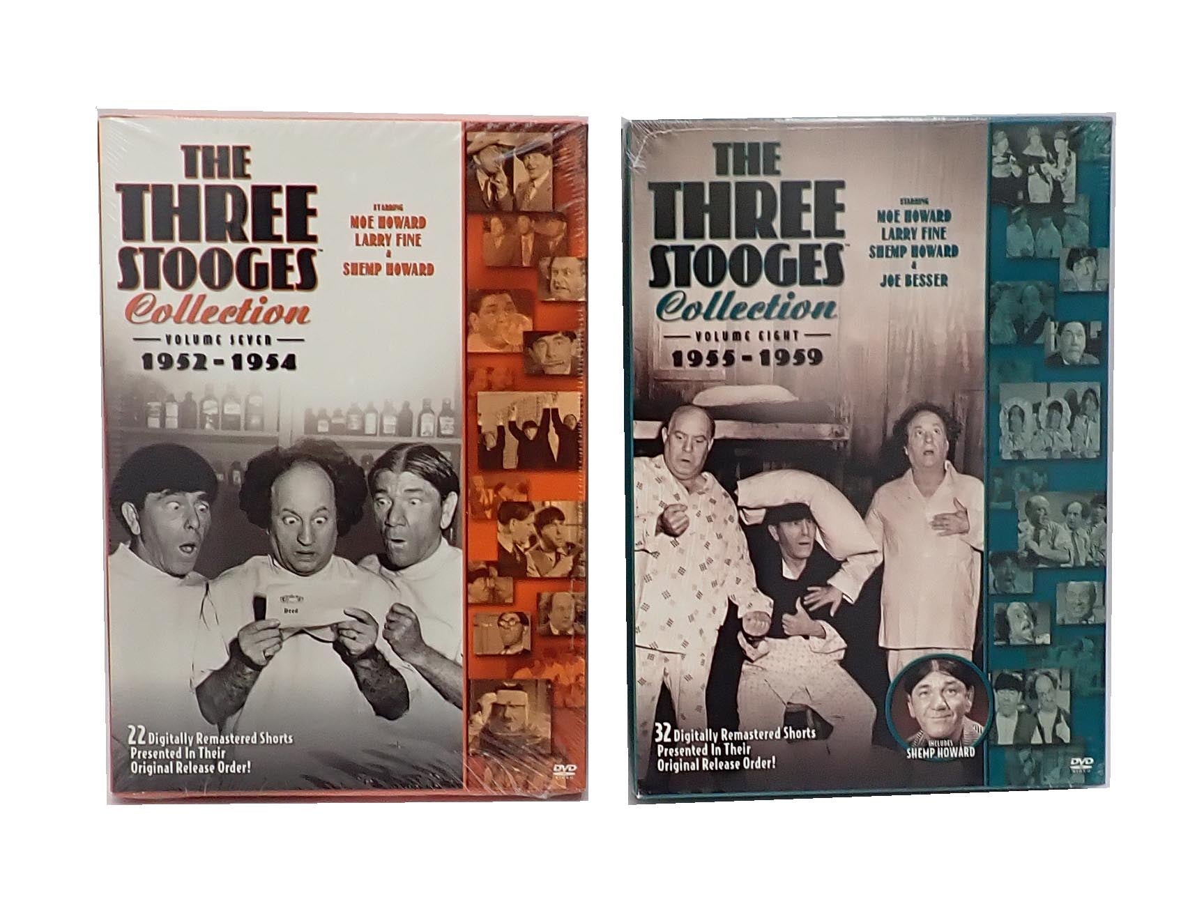 The Three Stooges (Vol 1-8) - DVD