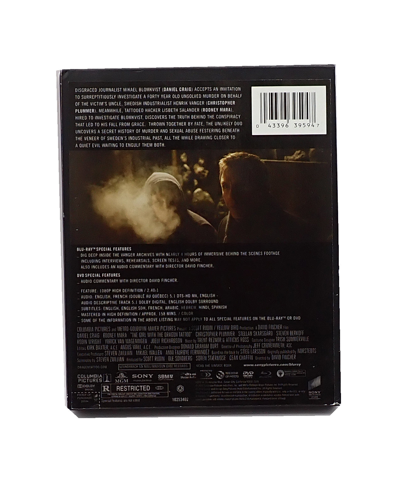 The Girl With The Dragon Tattoo - Blu Ray