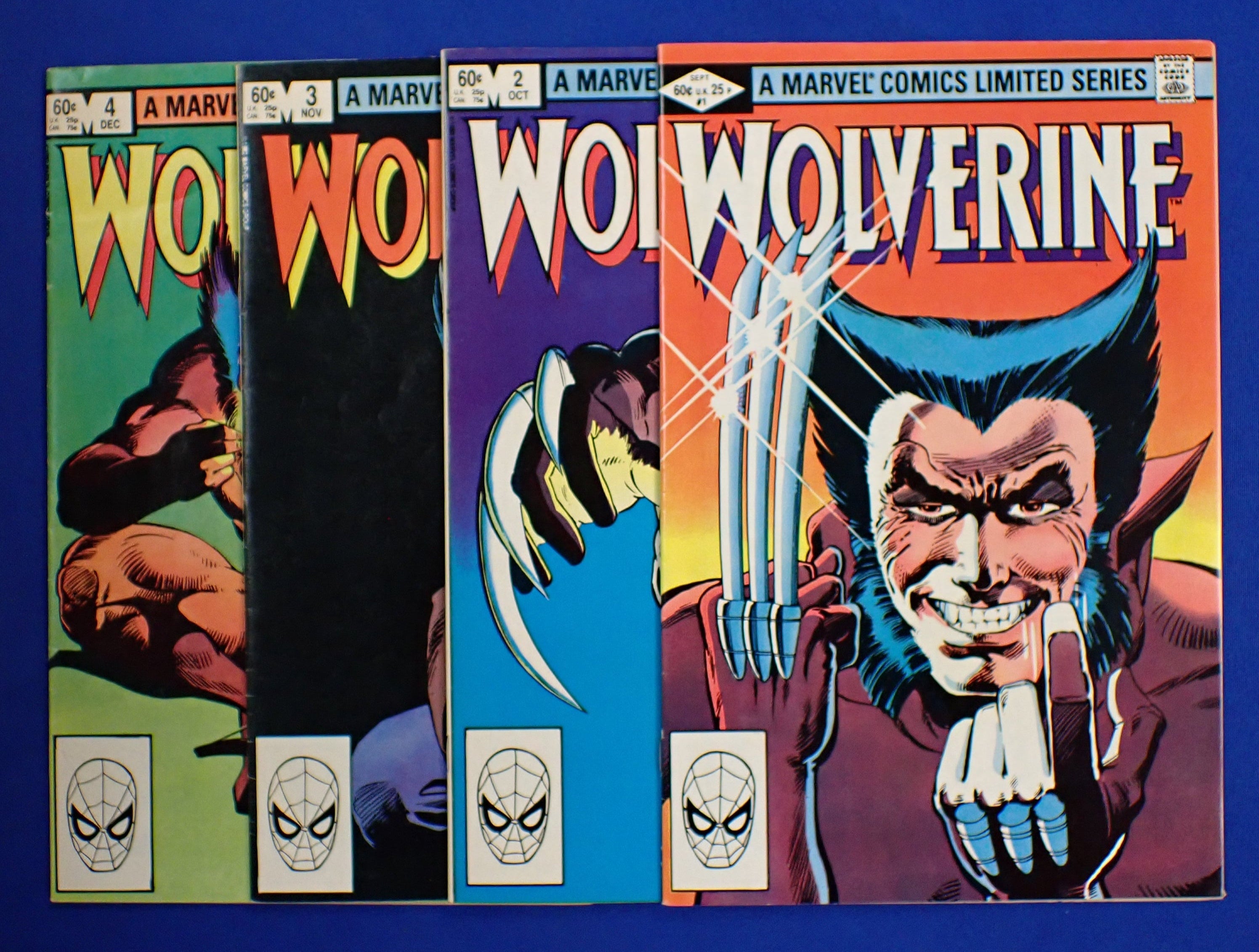 Wolverine 1-4 (1982) - 1st Limited Series Complete