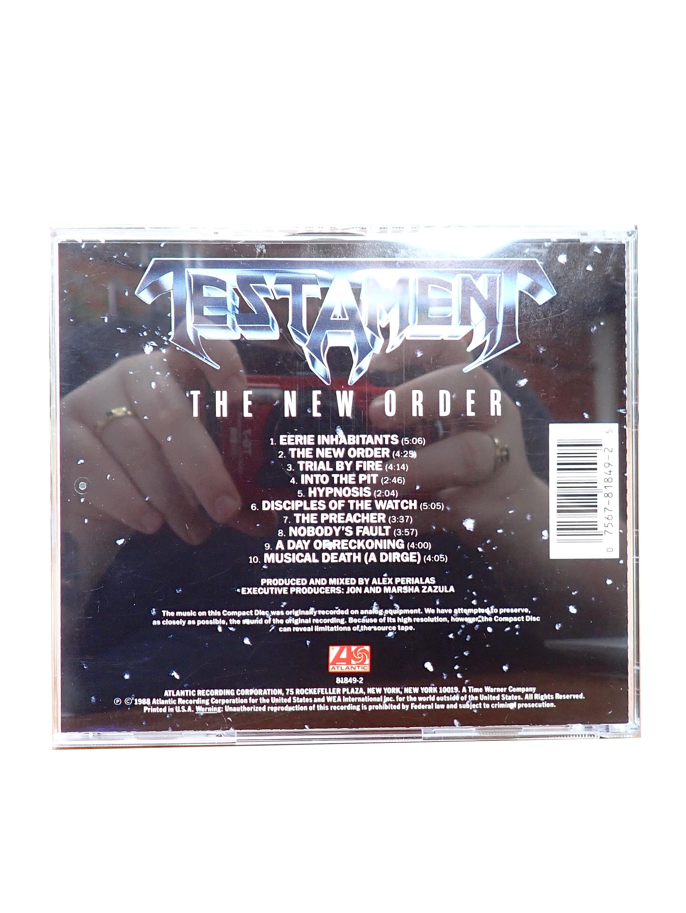 Testament - The New Order  - CD