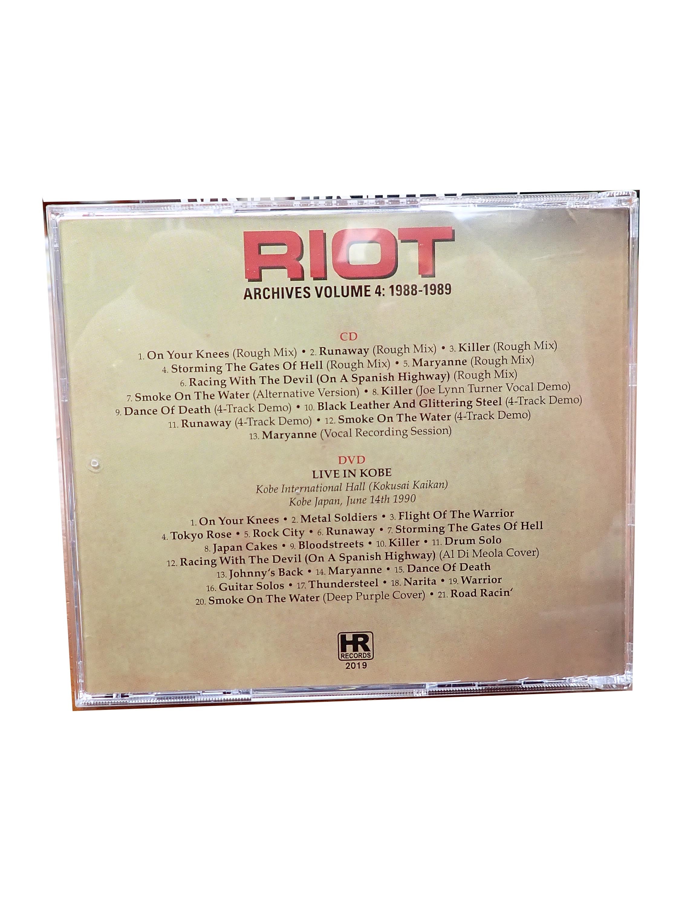 Riot - Archives Volume Four: 1988-1989 - CD