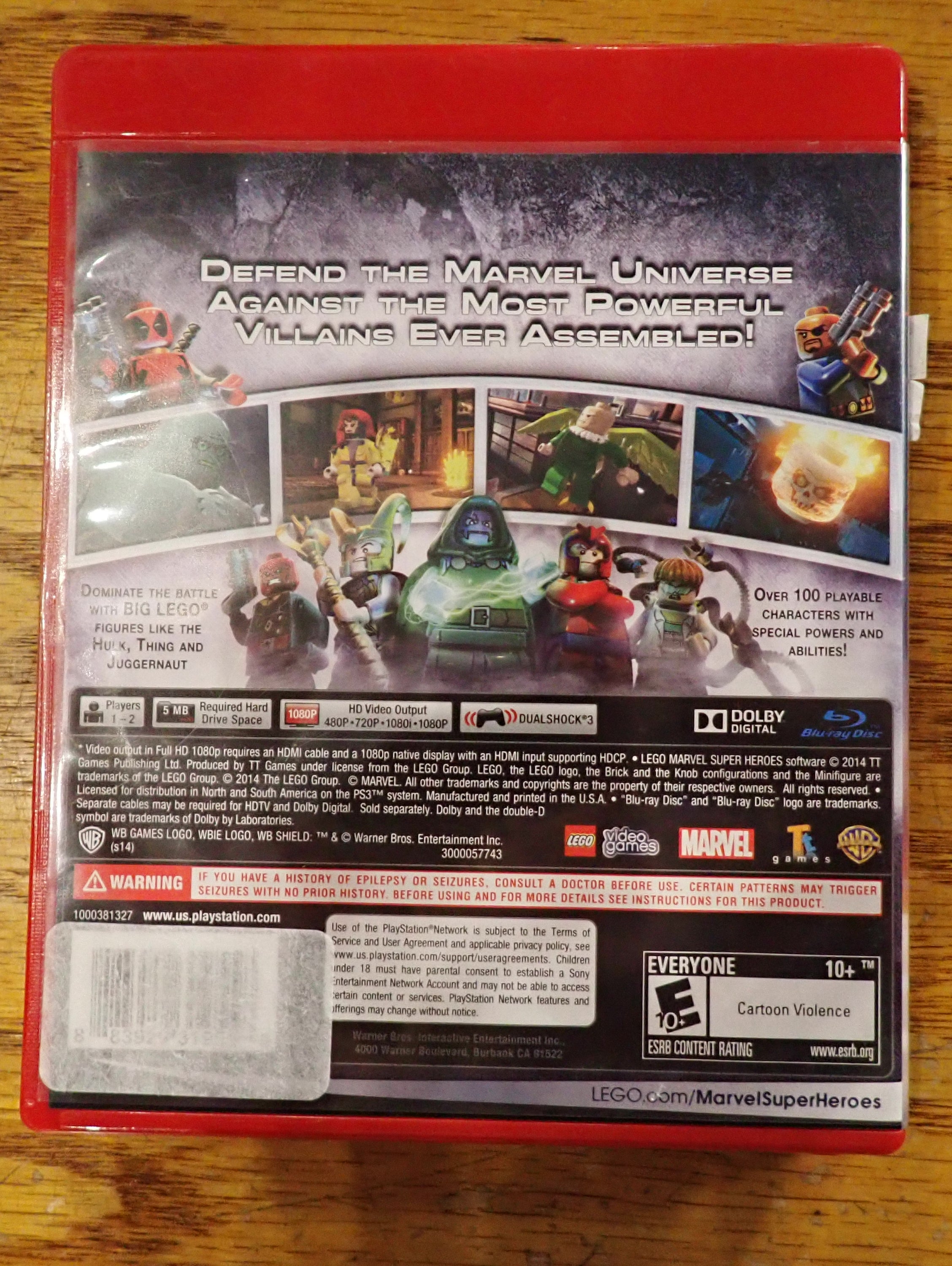 LEGO Marvel Super Heroes - PS3