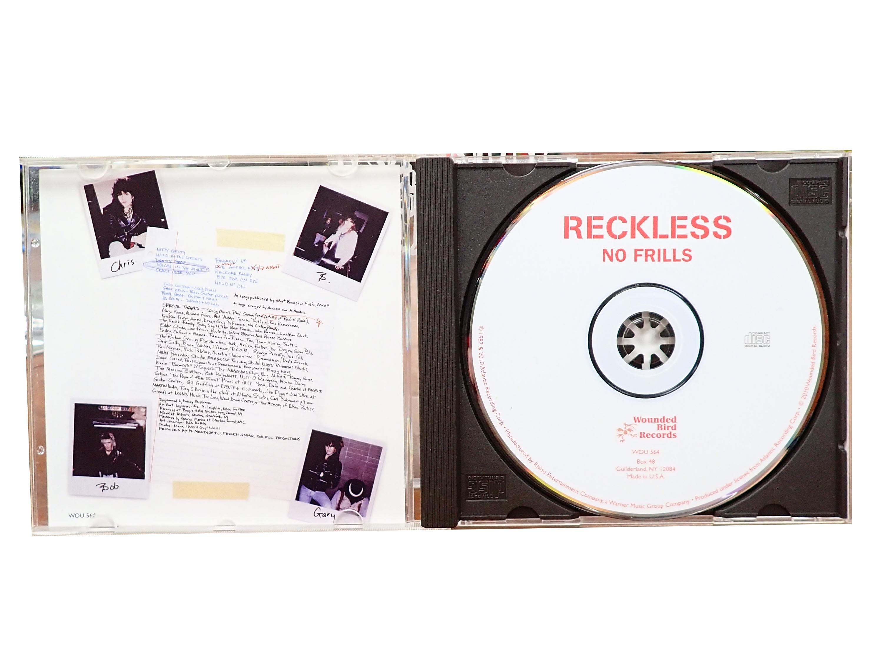 Reckless - No Frills - CD